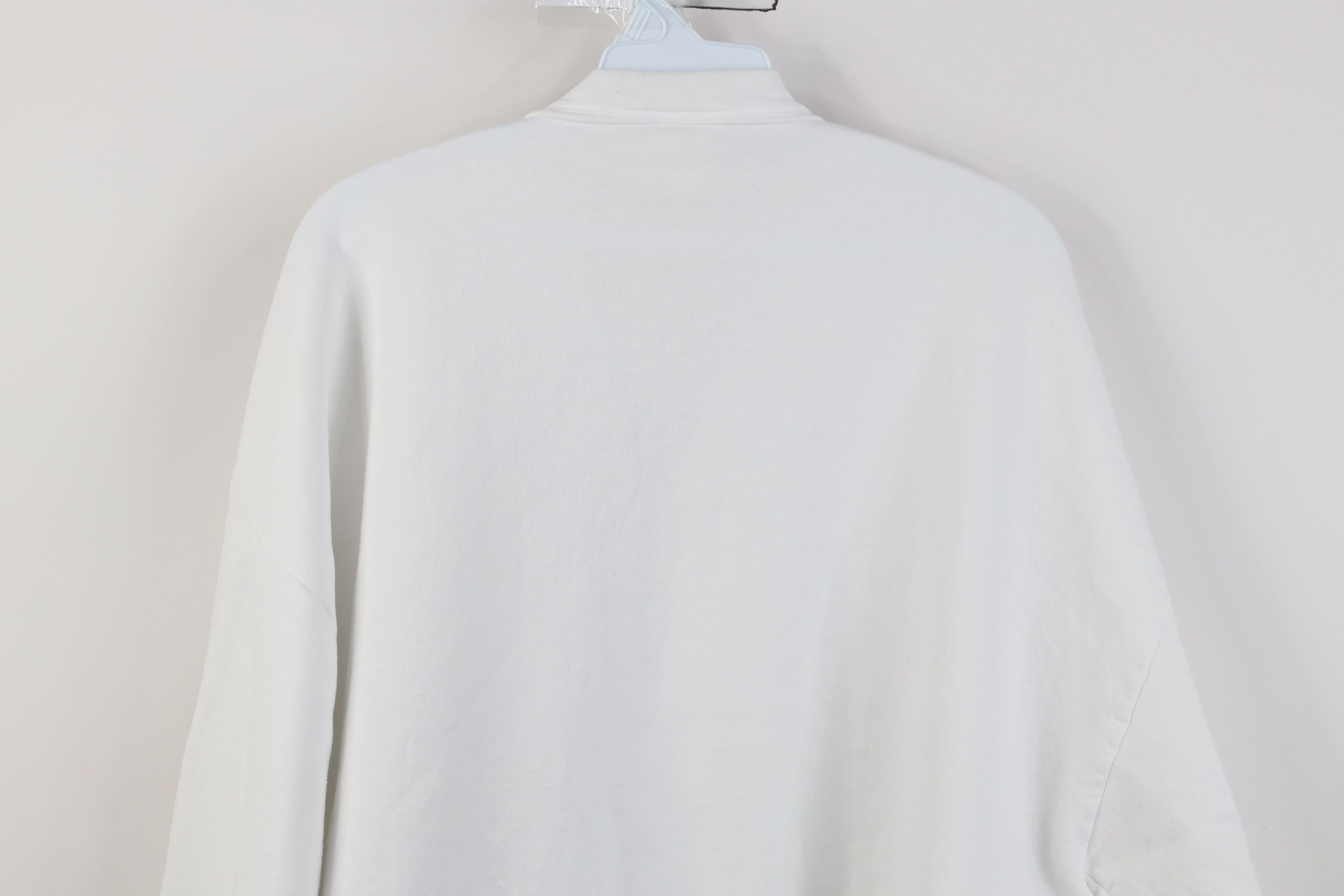 Vintage Vintage 90s Streetwear Hummingbird Cardigan Sweatshirt White Size XXL / US 16-18 / IT 52-54 - 14 Thumbnail