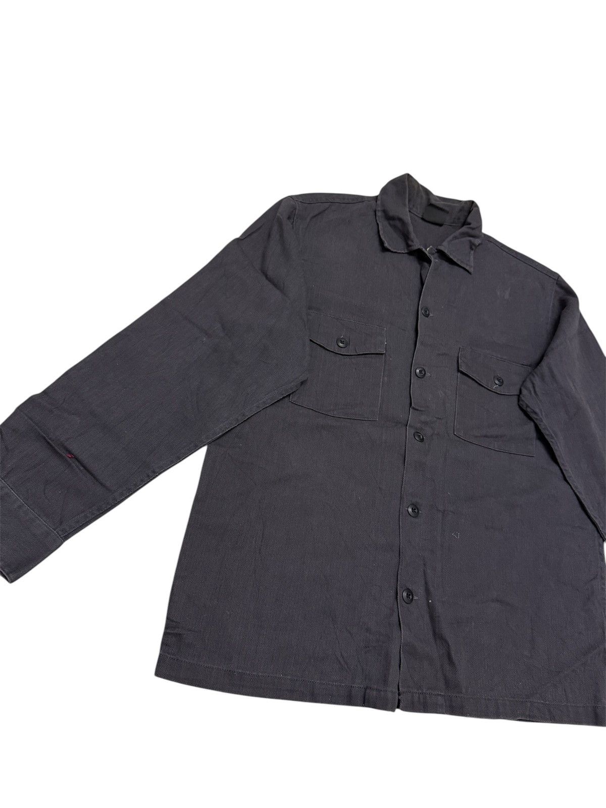 Alpha Industries ALPHA SHIRT HERRINGBONE EMBROIDERED JAPAN MAP SUKAJAN DESIGN Size US XL / EU 56 / 4 - 3 Thumbnail
