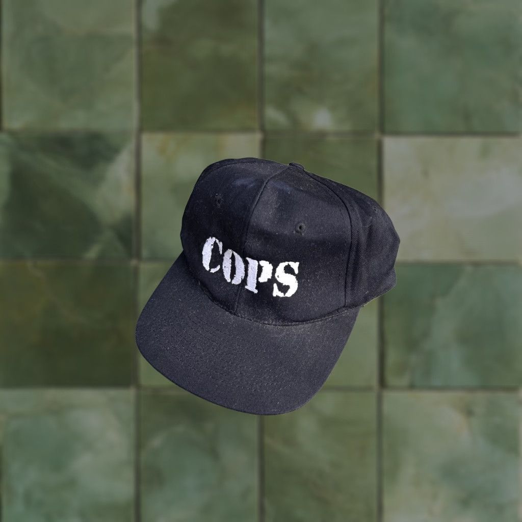 Vintage VINTAGE KC 90s Cops TV Show Black Snapback Hat Men’s One Size Cotton Mens Black, OSFA, 8/10 Condition Size ONE SIZE - 1 Thumbnail