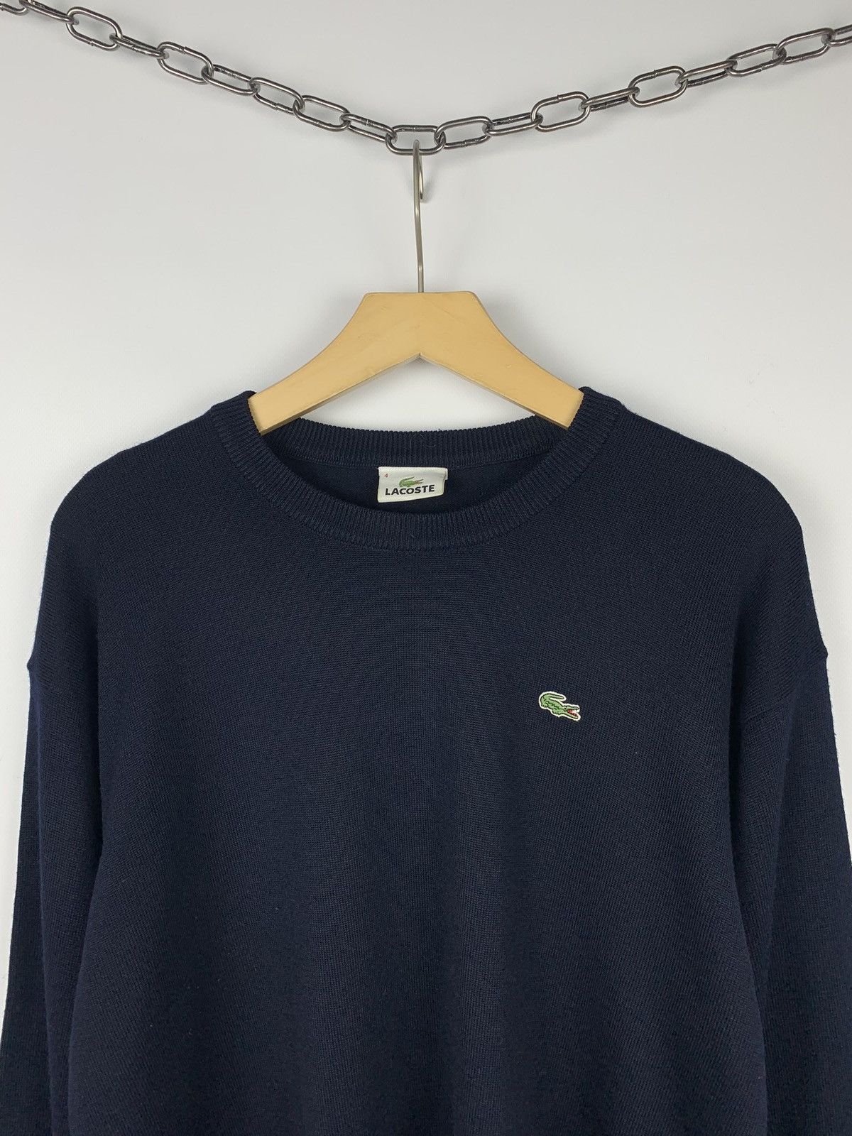 Lacoste Vintage Lacoste Wool Acrylic Sweater Men’s Blue Sz 4 90’s Size US M / EU 48-50 / 2 - 2 Thumbnail