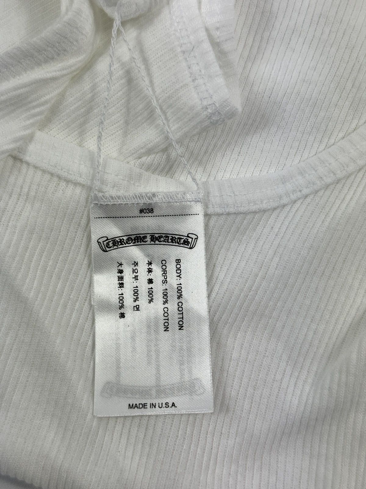 Chrome Hearts LOGO PRINT TANK TOP Size US XL / EU 56 / 4 - 7 Thumbnail