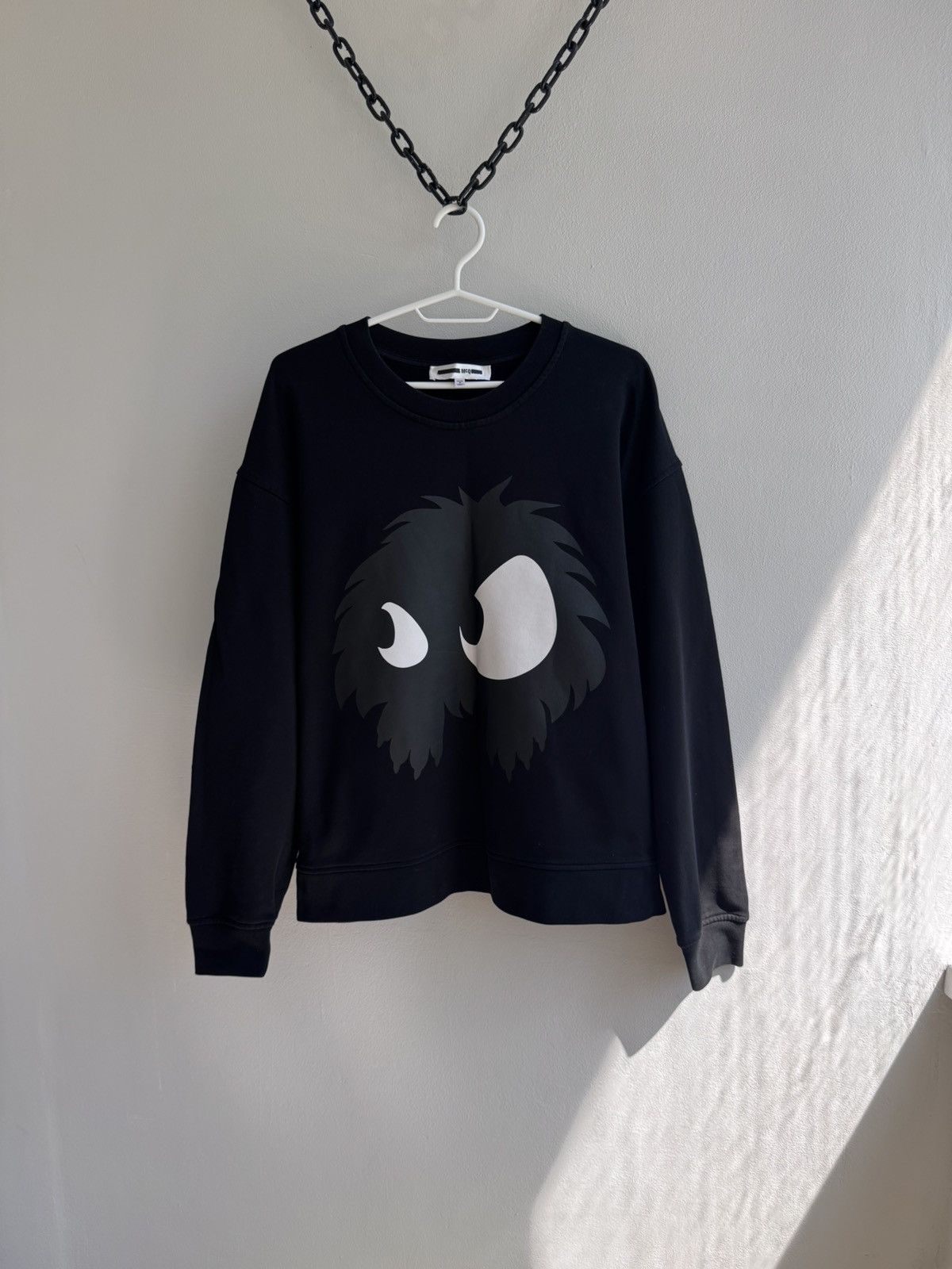 Alexander McQueen McQ ALEXANDER MCQUEEN MAD CHESTER FLOCKED MONSTER Sweatshirt Size US L / EU 52-54 / 3 - 1 Thumbnail