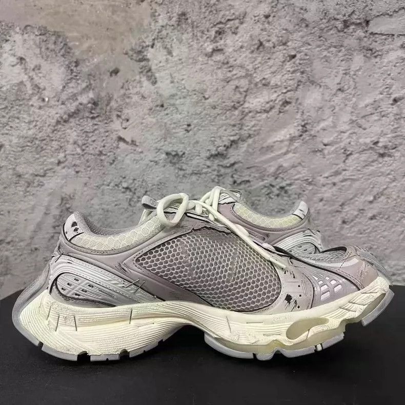Balenciaga Balenciaga Gray White Dad Sneakers-2505 Size US 5 / EU 37 - 4 Thumbnail