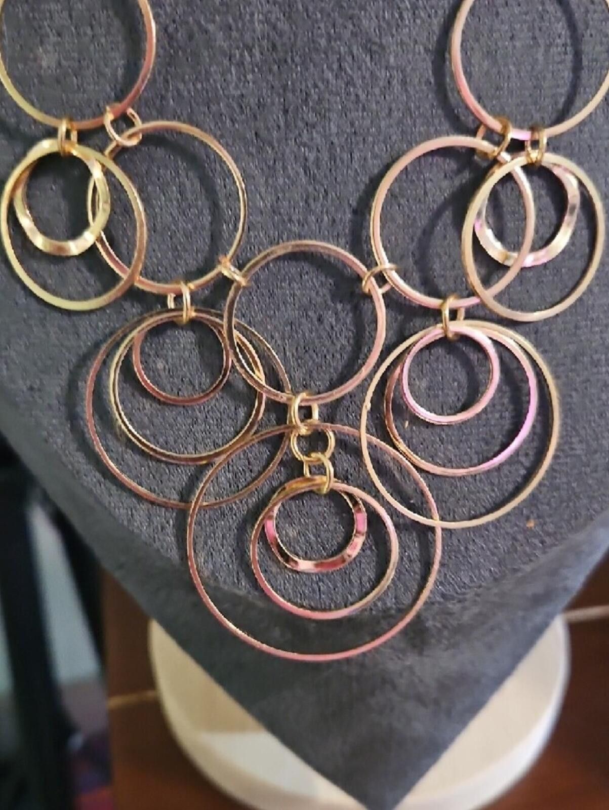 Other Circle Necklace and Earrings Set Size ONE SIZE - 5 Thumbnail