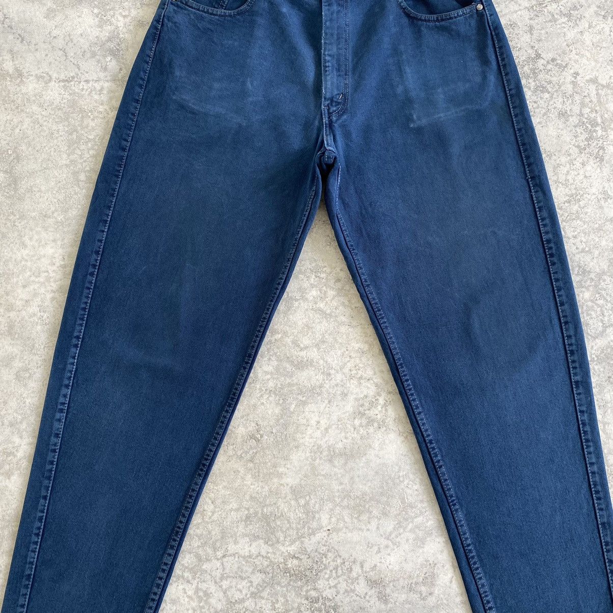 Levi's VTG 1992 Levi’s Silvertab Faded Midnight Blue Baggy Denim Size US 35 - 7 Thumbnail