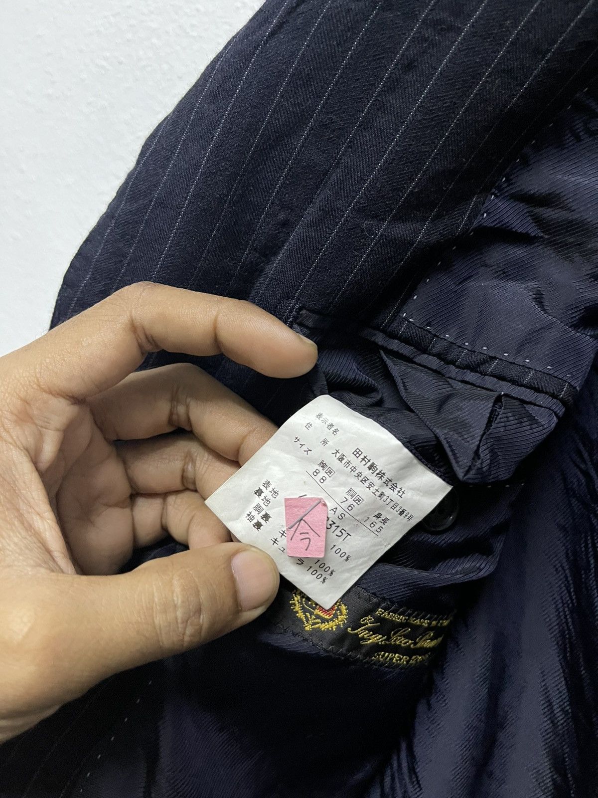 Japanese Brand × Loro Piana × Vintage 90s LORO PIANA STRIPES BLAZZER RARE DESIGN Size US S / EU 44-46 / 1 - 12 Thumbnail