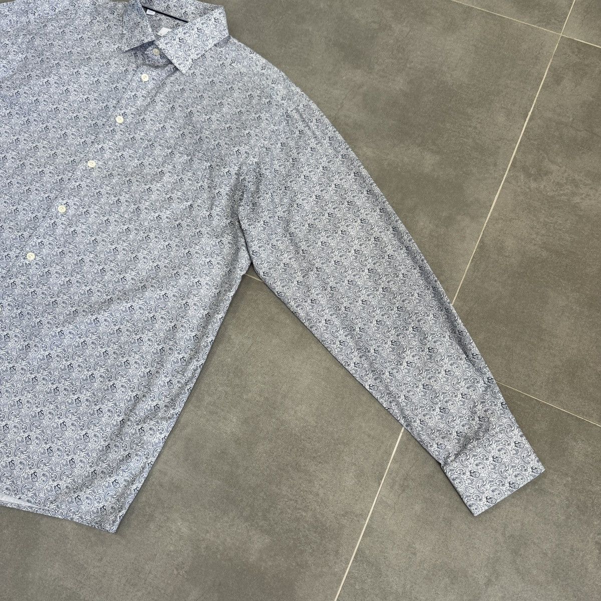 Eton ETON Classic Paisley Button Shirt Size 43/17 (XL/XXL) Size US XL / EU 56 / 4 - 5 Thumbnail