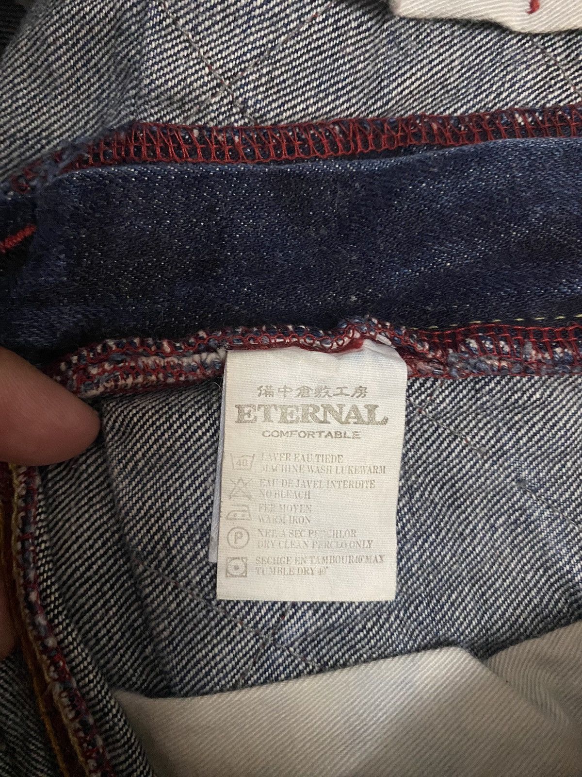 Eternal Vintage Eternal Double waist Denim Jeans Size US 31 - 6 Thumbnail