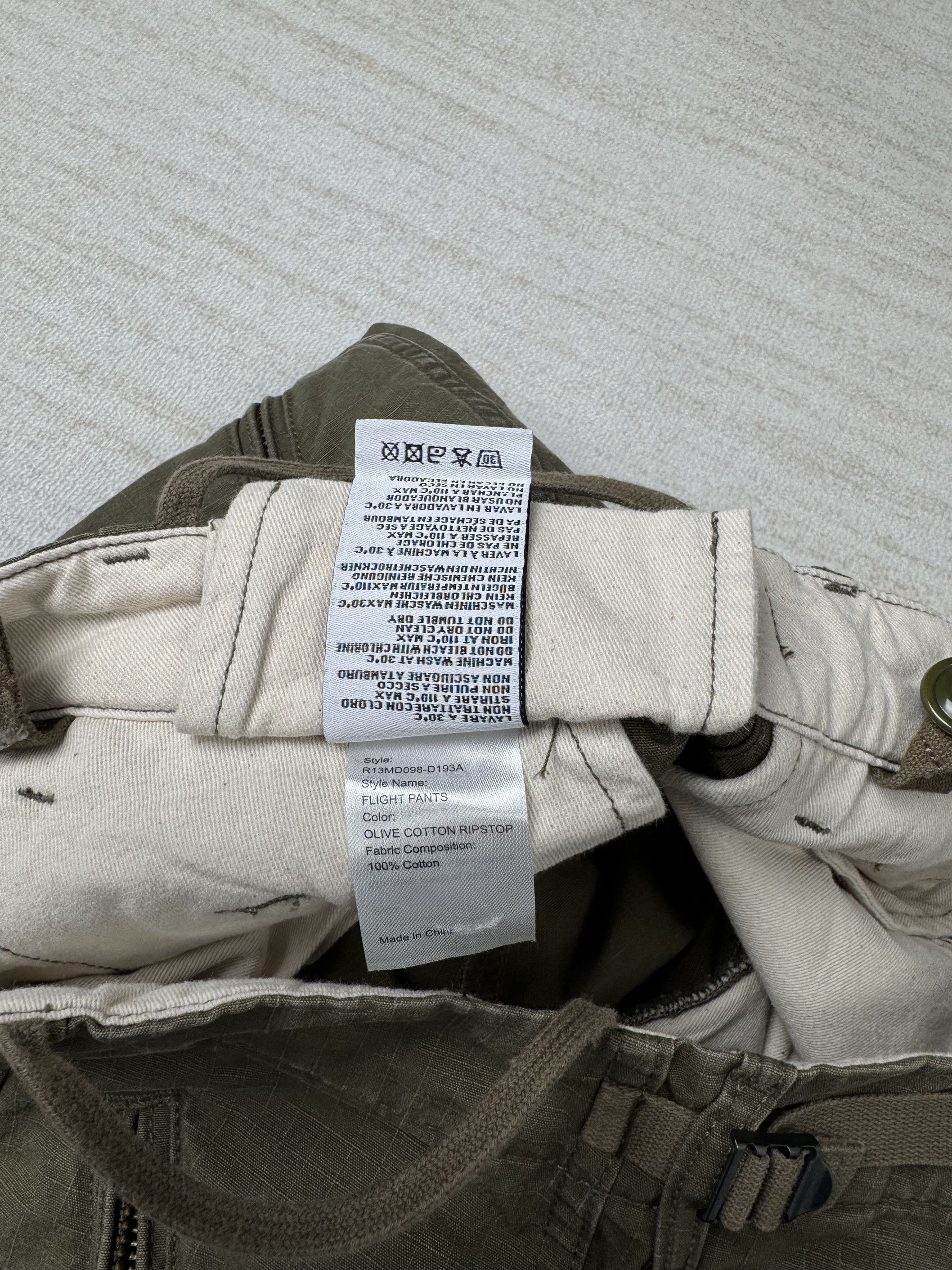 R13 UNWORN* R13 Khaki Flight Cargo Pants Size US 31 - 10 Thumbnail