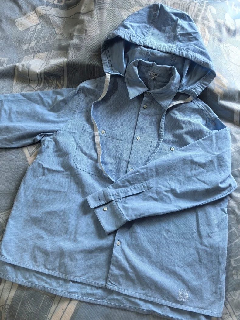 Loewe Loewe size 50 Men's Long Sleeve Shirts Men's Hooded Shirts Size US M / EU 48-50 / 2 - 1 Thumbnail