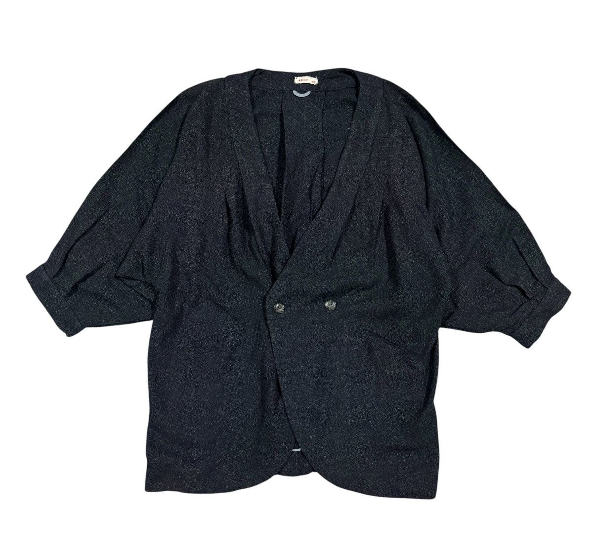 45rpm Vtg🔥45rpm Kimono Coat Style Double Breasted Salt & Pepper Size US M / EU 48-50 / 2 - 1 Thumbnail