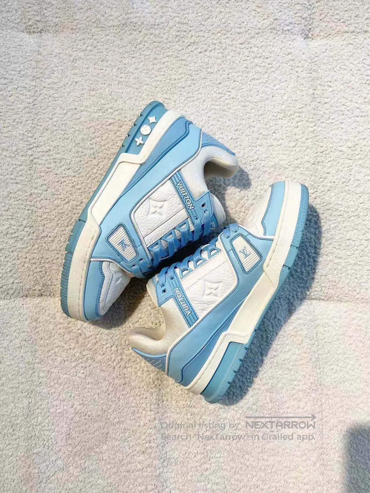 Louis Vuitton Louis Vuitton Size 2.5 Sky blue board shoes| Size US 6 / IT 36 - 4 Thumbnail