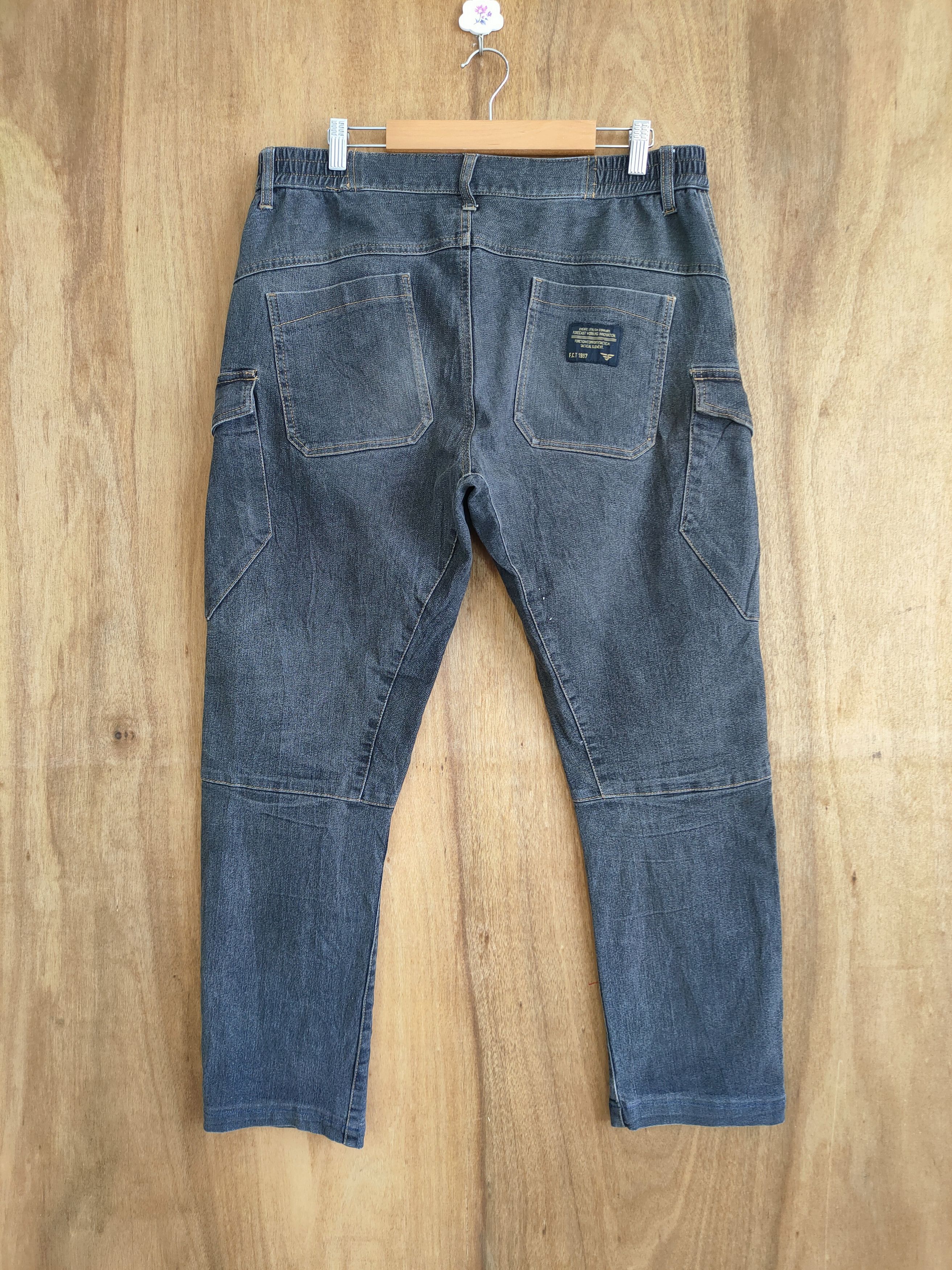 Japanese Brand × Vintage VINTAGE TLC BLACK CARGO PANTS Size US 34 / EU 50 - 7 Thumbnail