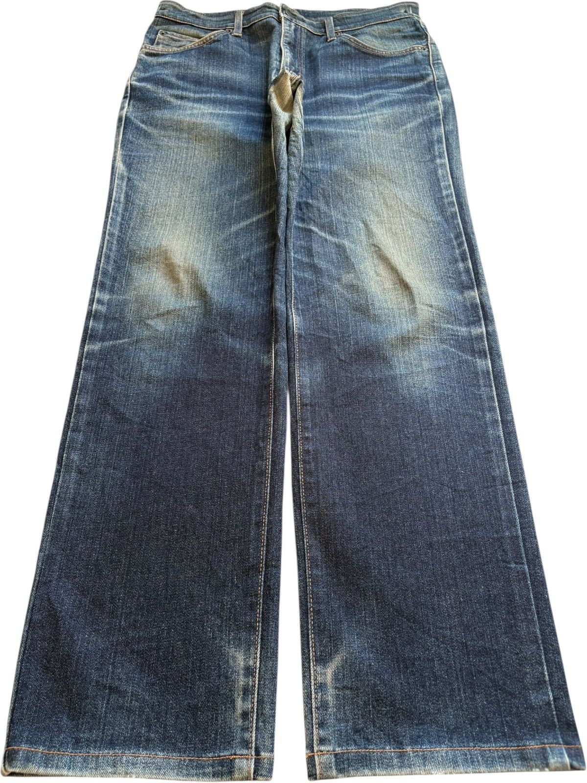 Vintage Edwin 403 Mud Wash Distressed Loose Jeans