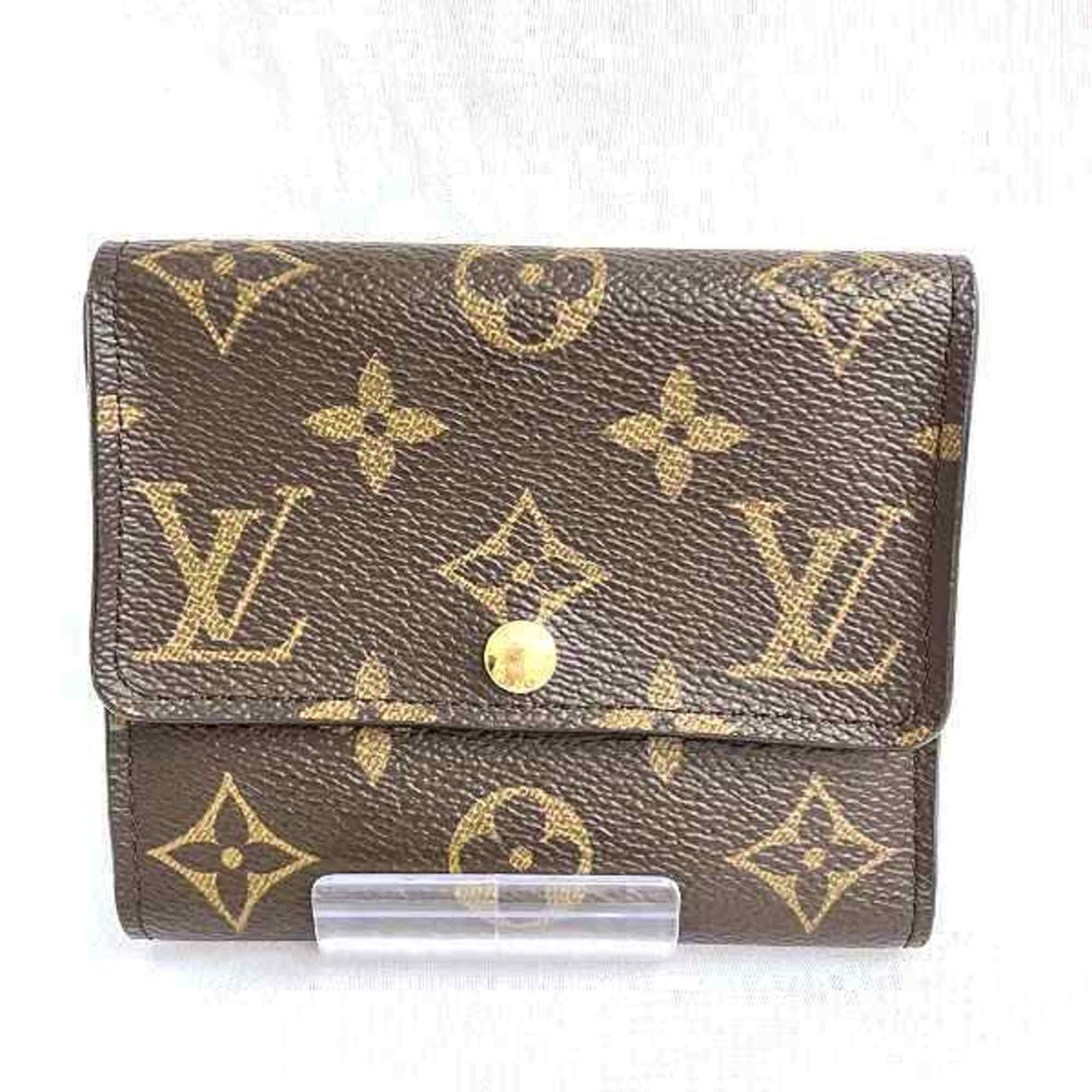 image of Louis Vuitton Monogram Portefeuille Anais M60402 Wallet Tri-Fold Unisex in Brown, Women's