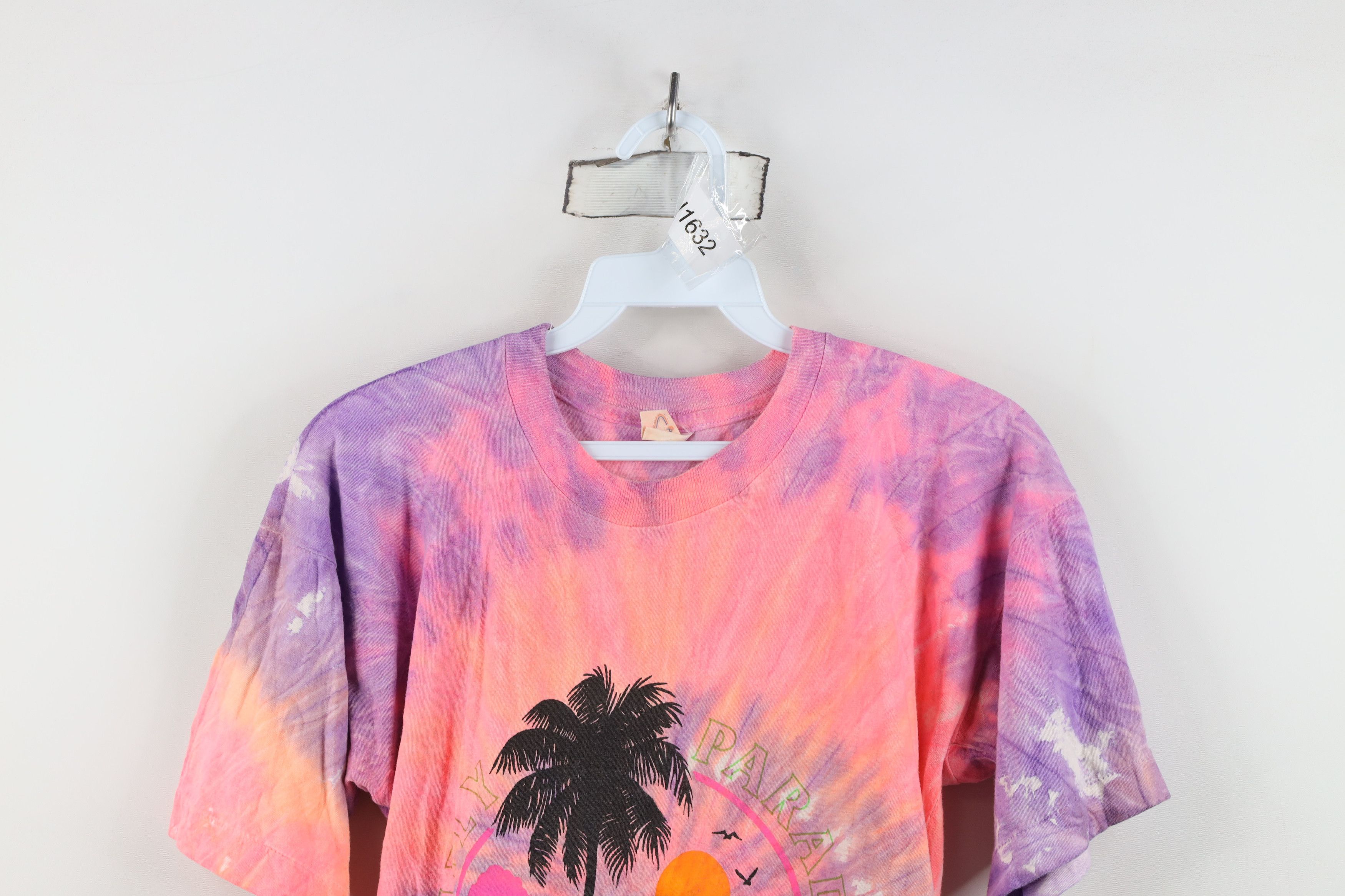 Vintage Vintage 80s Streetwear Paradise Florida Sunset T-Shirt Size L / US 10 / IT 46 - 2 Thumbnail