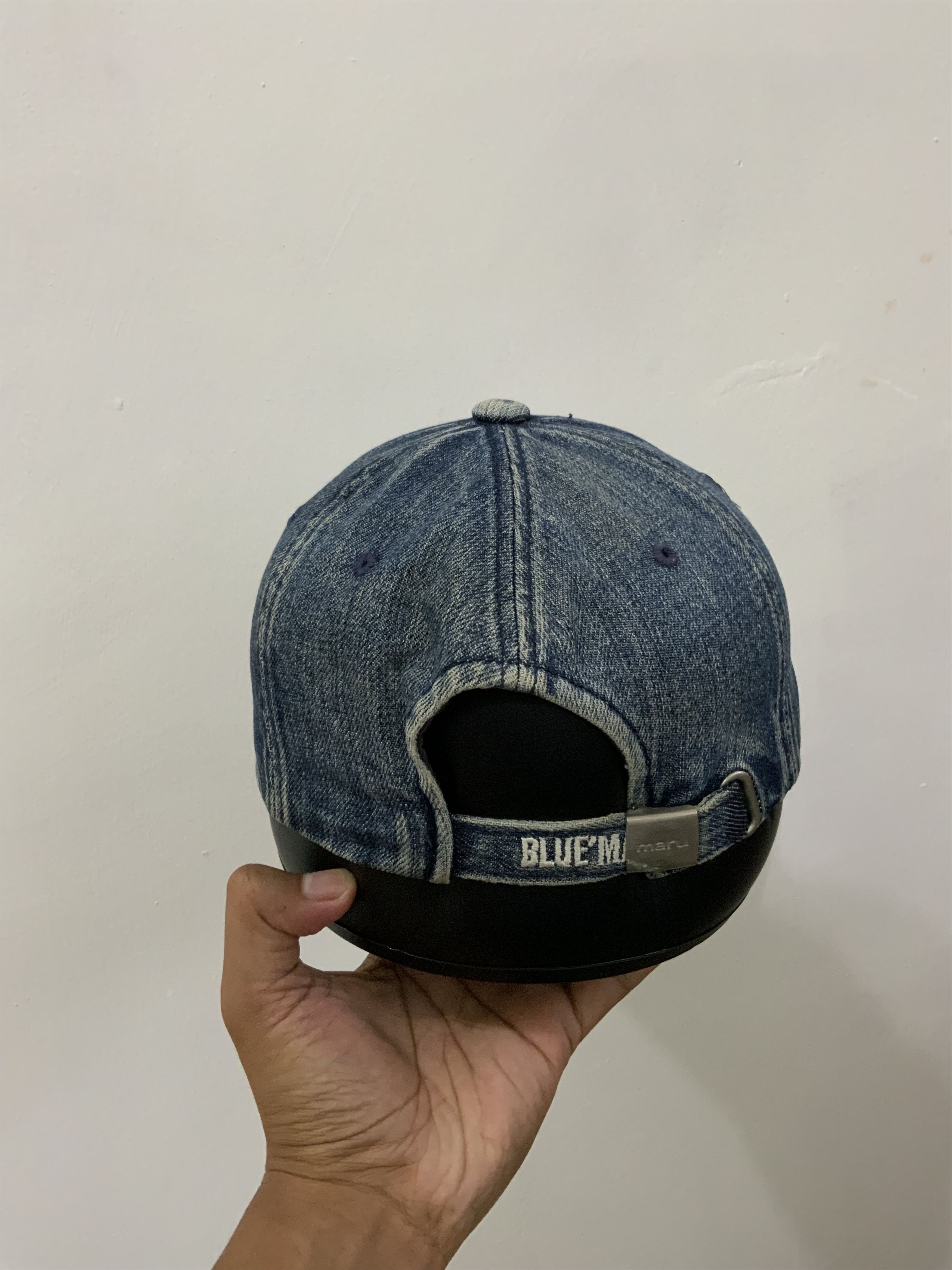 Japanese Brand Bluemaru Casual Denim Light Wash Hat Cap Size ONE SIZE - 7 Thumbnail