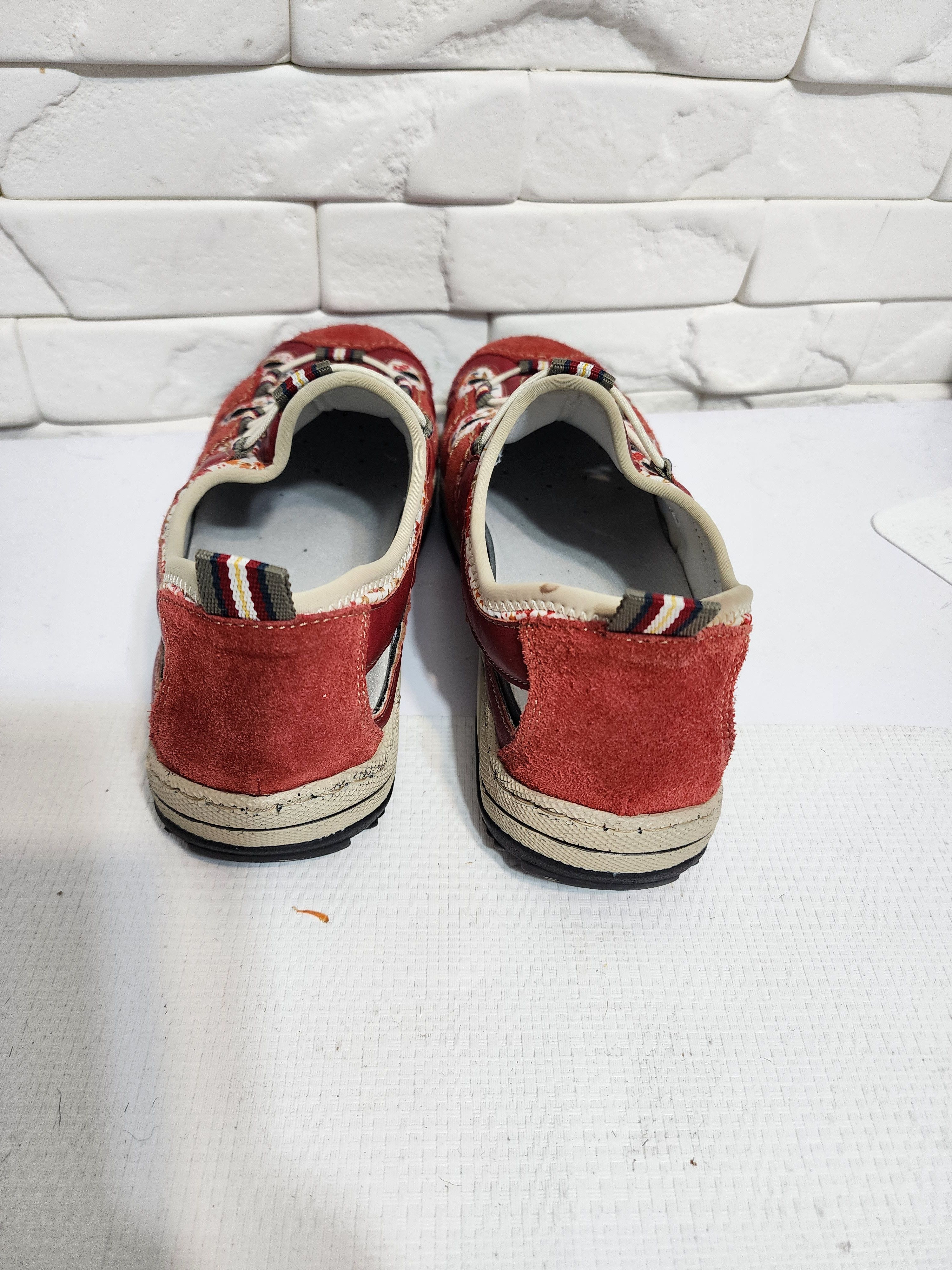 Rieker Red Leather Boots: Women's Style Shoes, Size US 10.5 / IT 40.5 - 6 Thumbnail