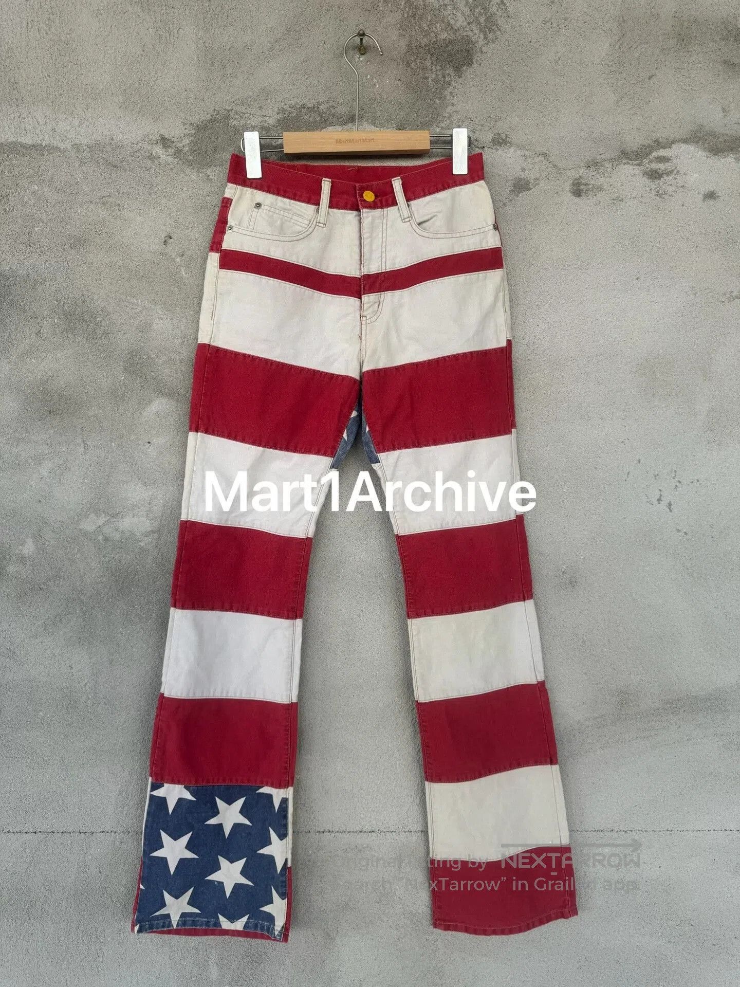 Hysteric Glamour Hysteric Glamour Star Stripe Flare Pants. Size 31" - 1 Thumbnail