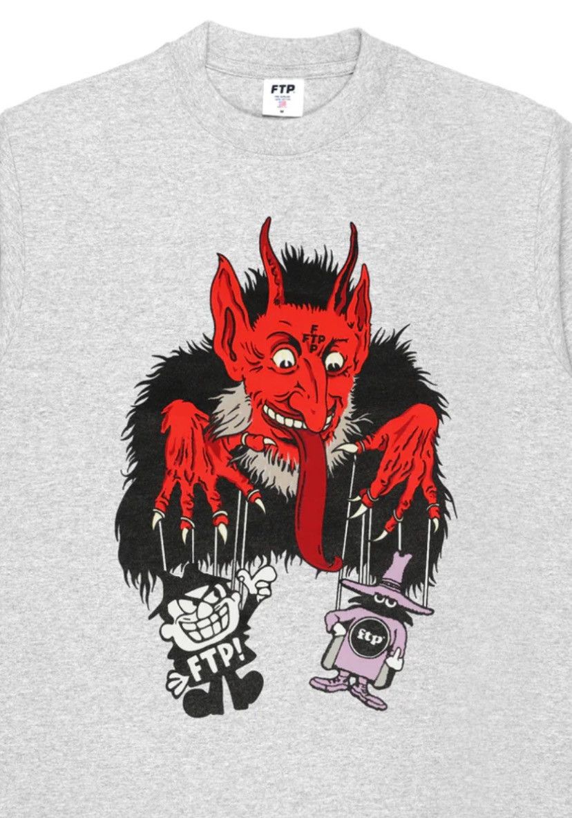 Fuck The Population FTP Krampus Tee NEW Size US M / EU 48-50 / 2 - 2 Thumbnail