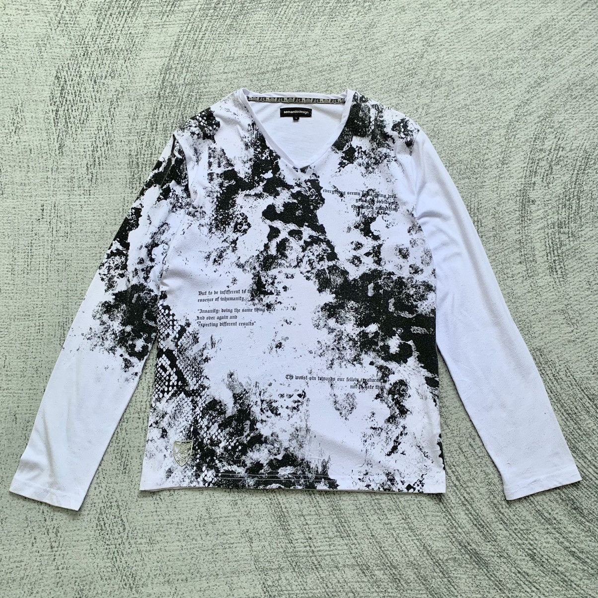 Semantic Design Poem Long Sleeve Shirt