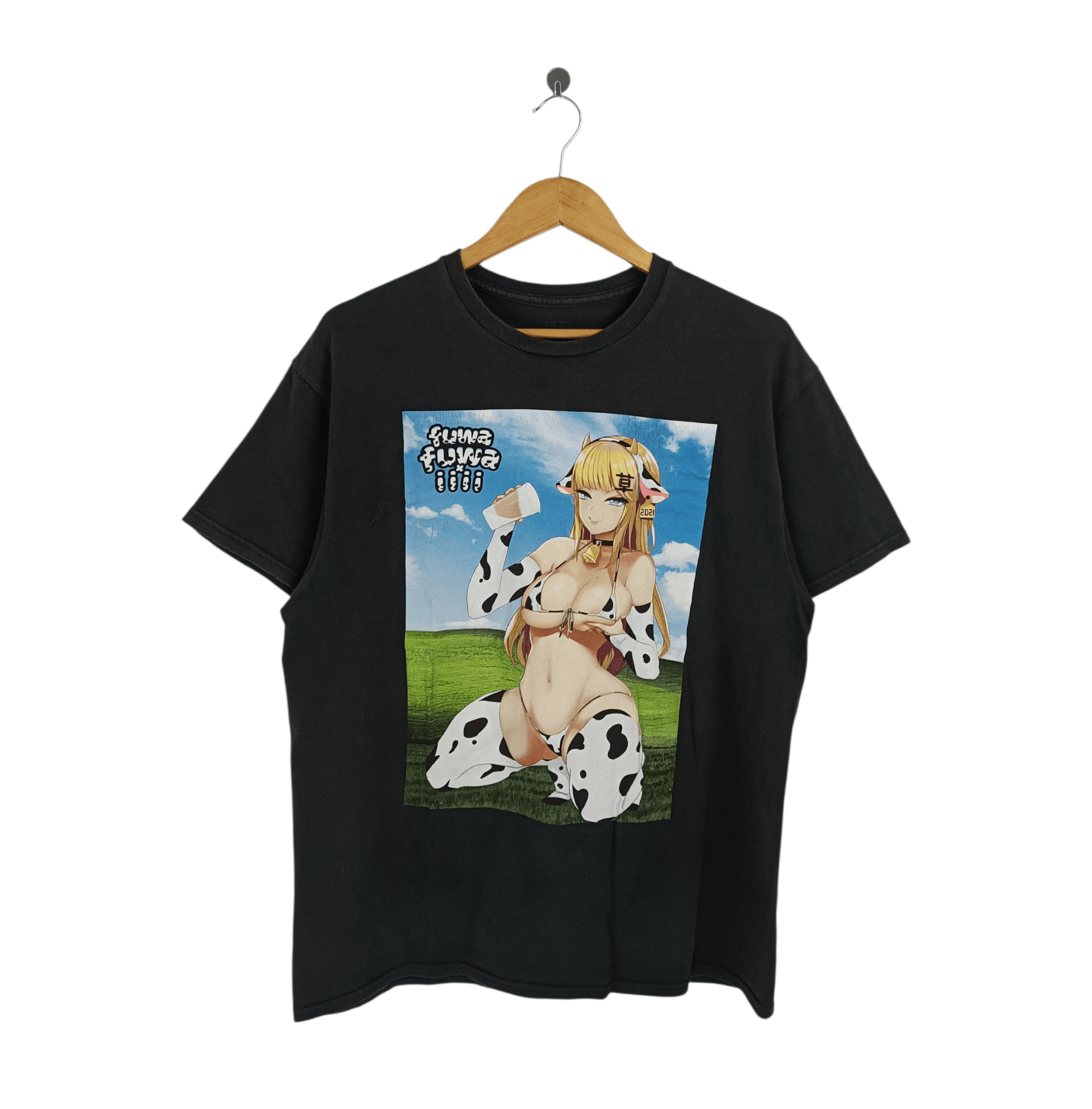 Anime VINTAGE FUWA FUWA MOMMY MILKERS SEXY CUTE PORN HUMOR TEE Size US L / EU 52-54 / 3 - 1 Thumbnail