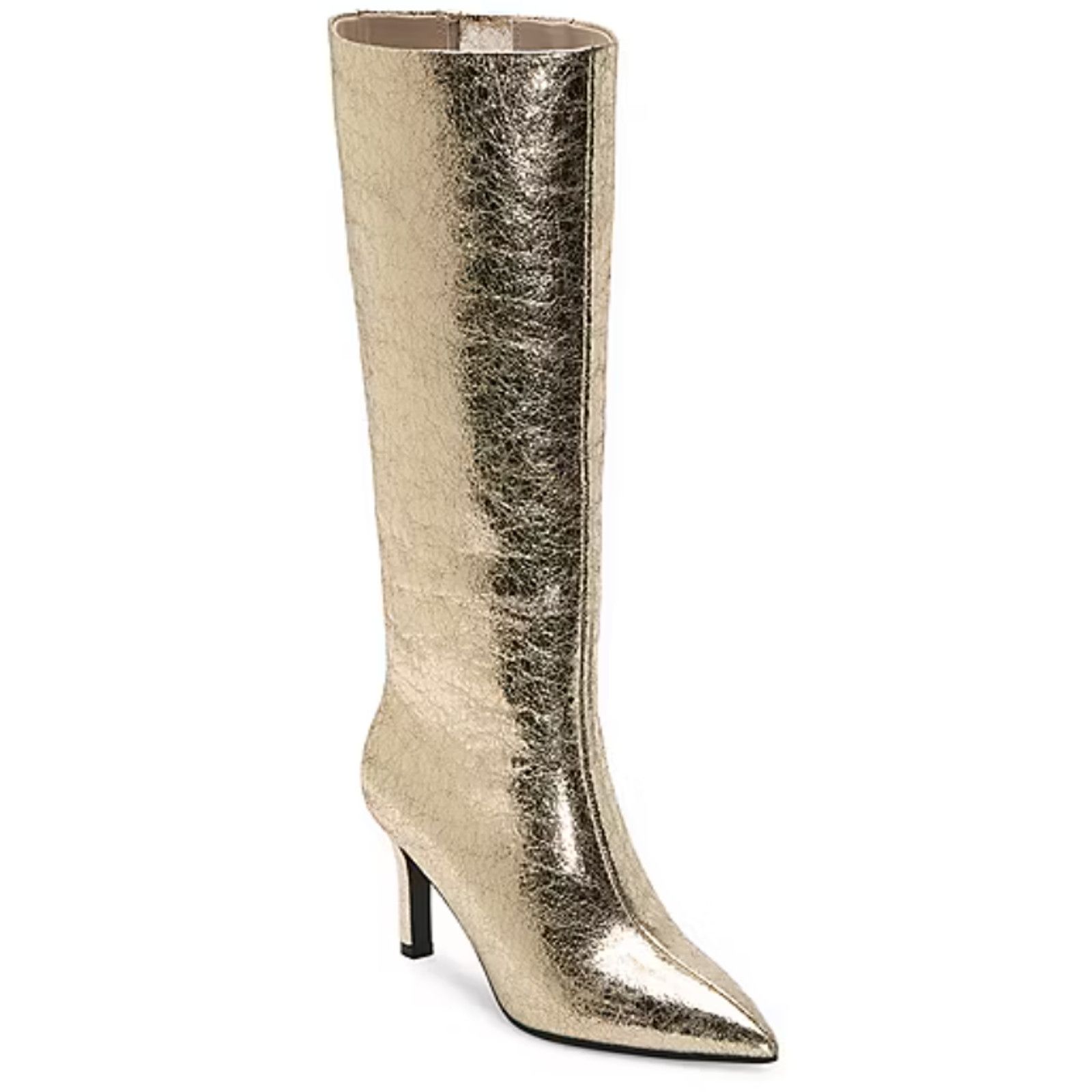 Worthington WORTHINGTON PLEASANT GOLD FOIL STILETTO KNEE HIGH BOOTS 7.5 Size US 7.5 / IT 37.5 - 2 Thumbnail