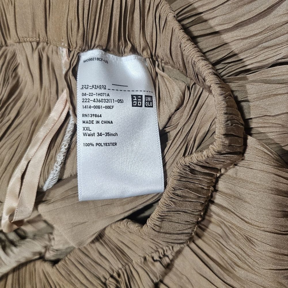 Other IDLF X Uniqlo Brown Ombre Crinkle Skirt XXL 2XL Ines De La Size 36" / US 14 / IT 50 - 9 Thumbnail