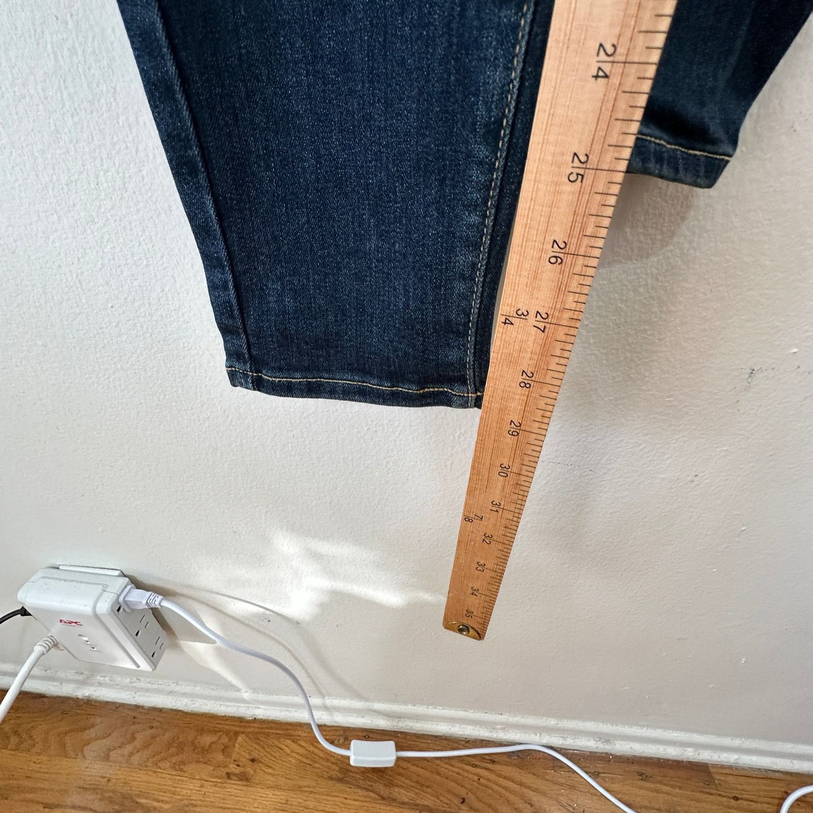 Paige Paige Dark Wash Verdugo Ankle Nottingham Skinny Jean 26 Size 26" / US 2 / IT 38 - 10 Thumbnail