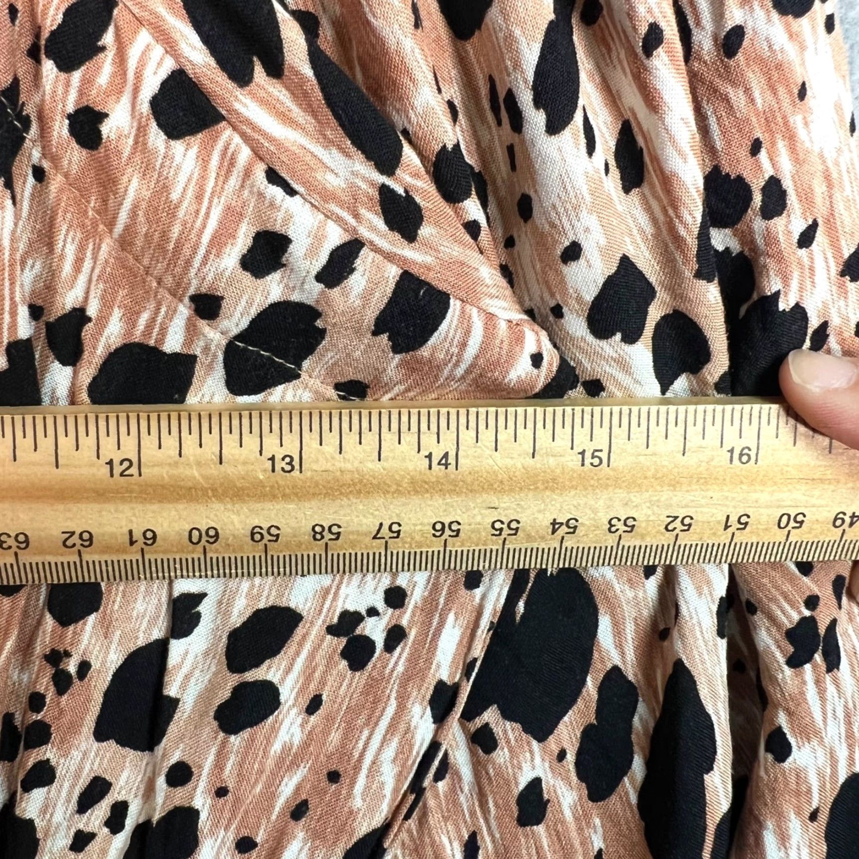 Vintage Miss Selfridge Womens Long Sleeve Midi Dress Size 4 Animal Print Size S / US 4 / IT 40 - 5 Thumbnail