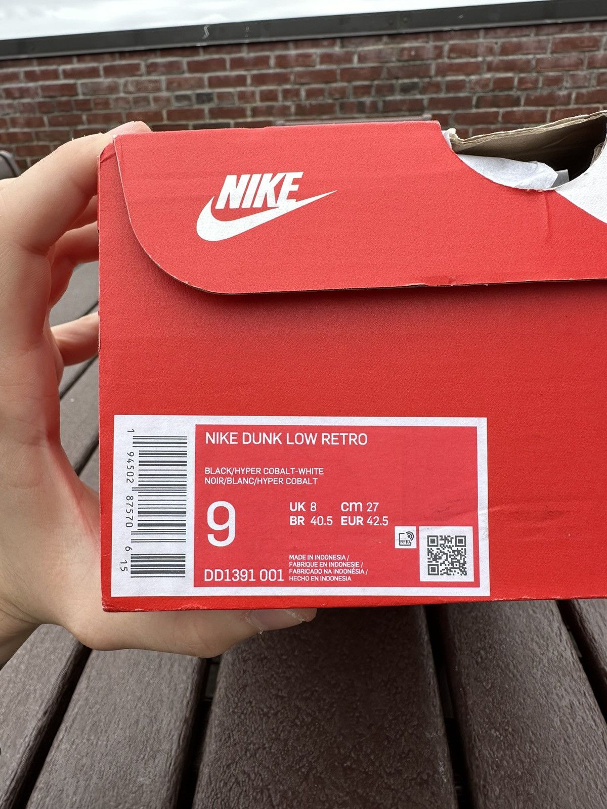 Nike “Hyper Cobalt” Nike Dunk Low Size US 9 / EU 42 - 8 Thumbnail