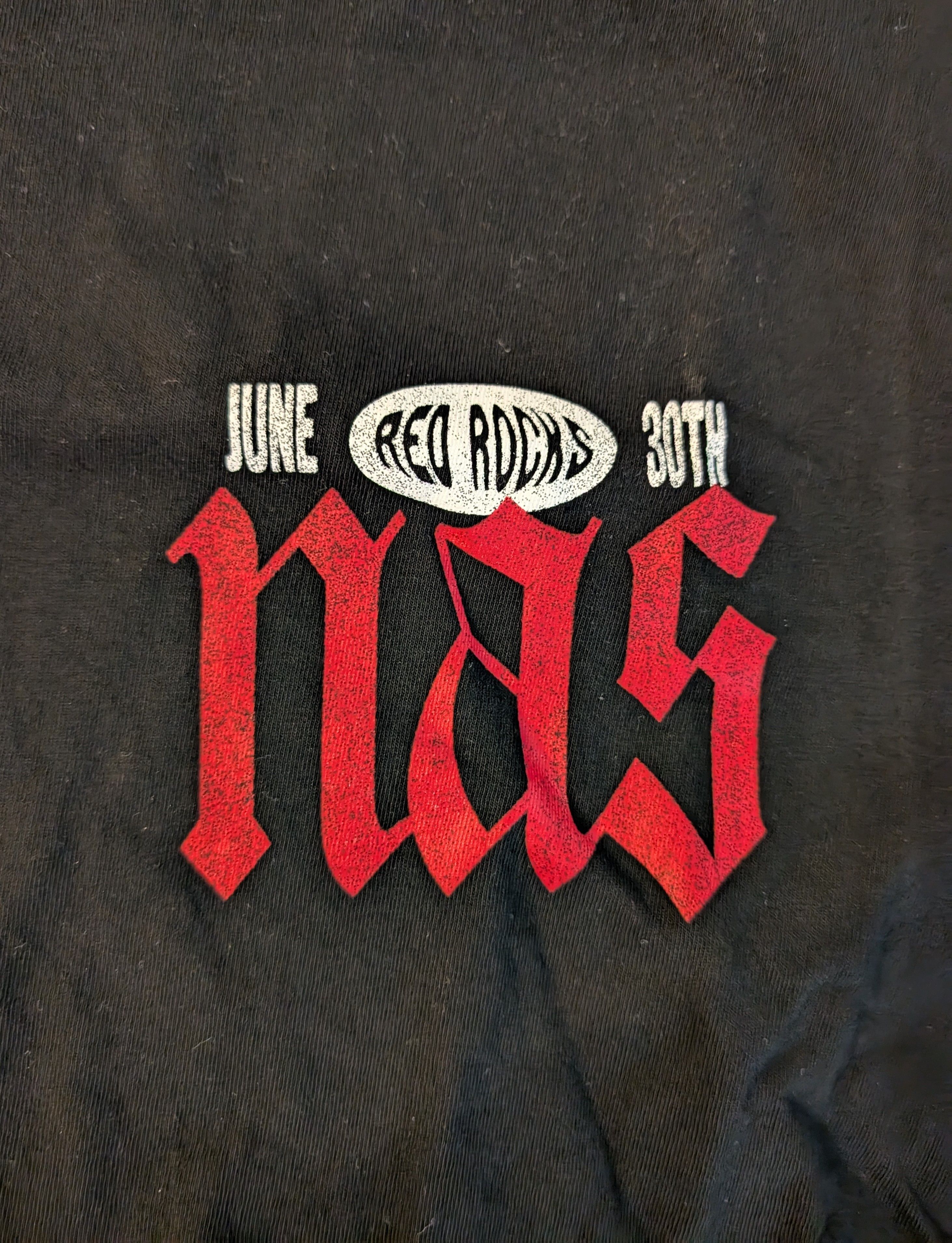 Nas NEW RARE Nas Red Rocks One Night Only T-shirt Size US M / EU 48-50 / 2 - 4 Thumbnail