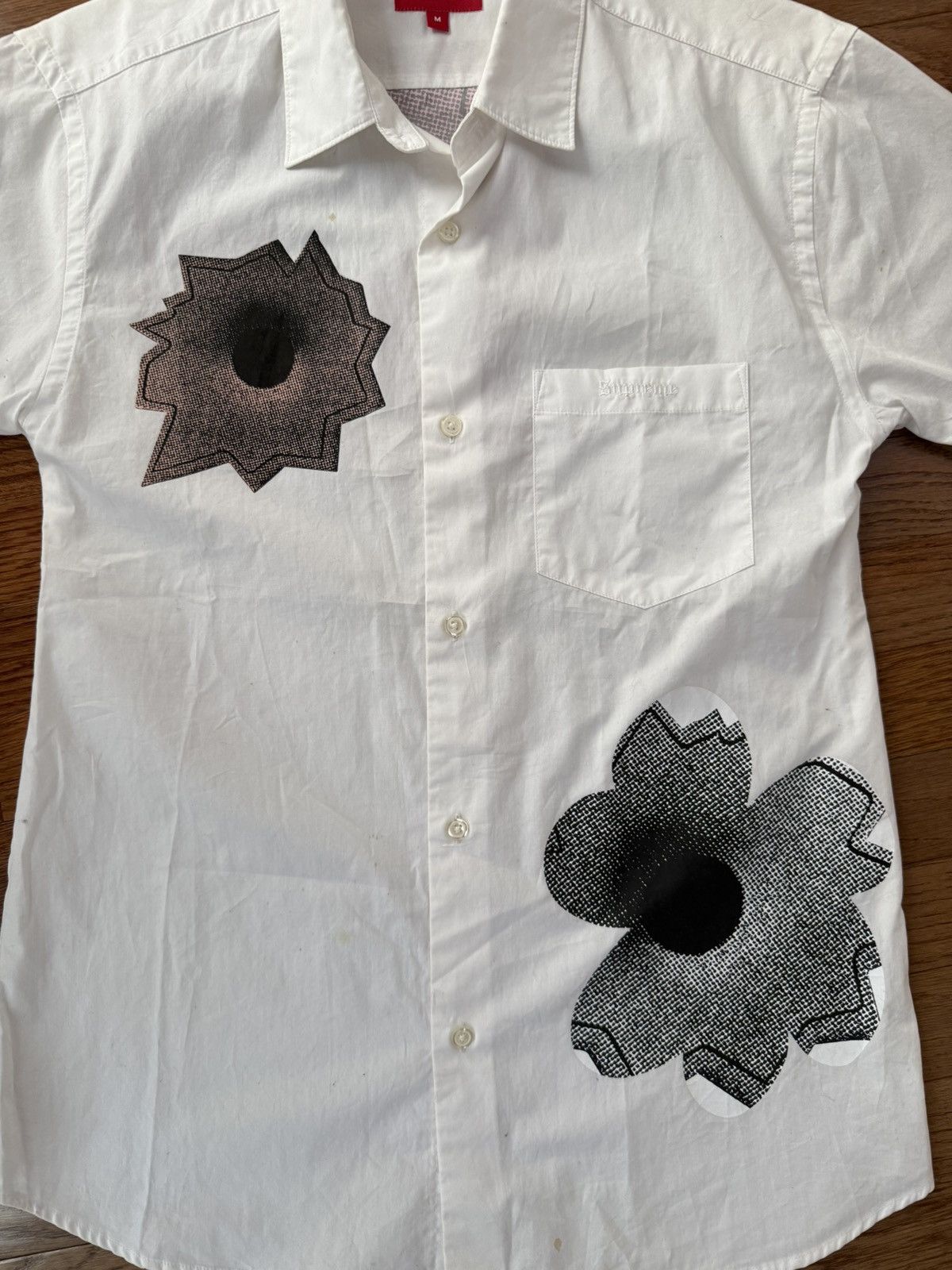 Supreme Supreme Nate Lowman S/S 22 Shirt White Size US M / EU 48-50 / 2 - 4 Thumbnail