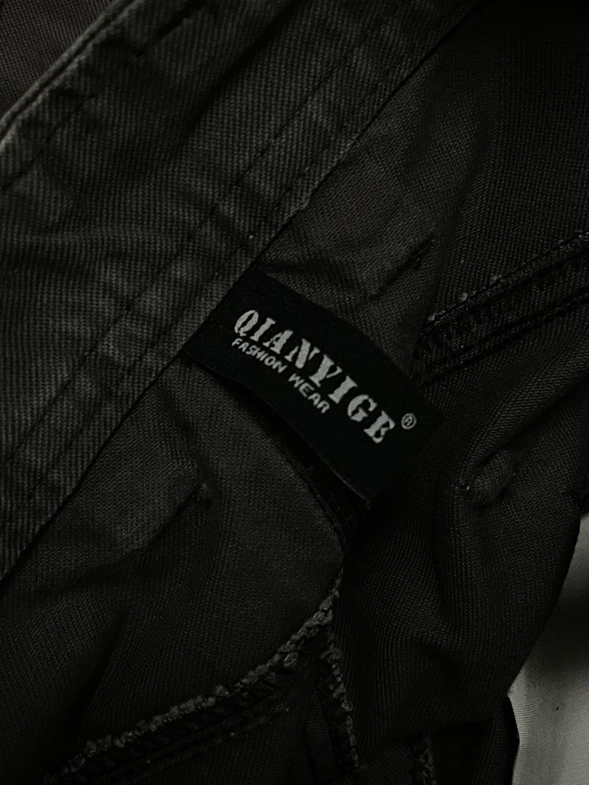 Designer × Japanese Brand × Vintage Vintage 1990s Japan Designer Qianyige Faded Cargo Combat Size US 33 - 17 Thumbnail