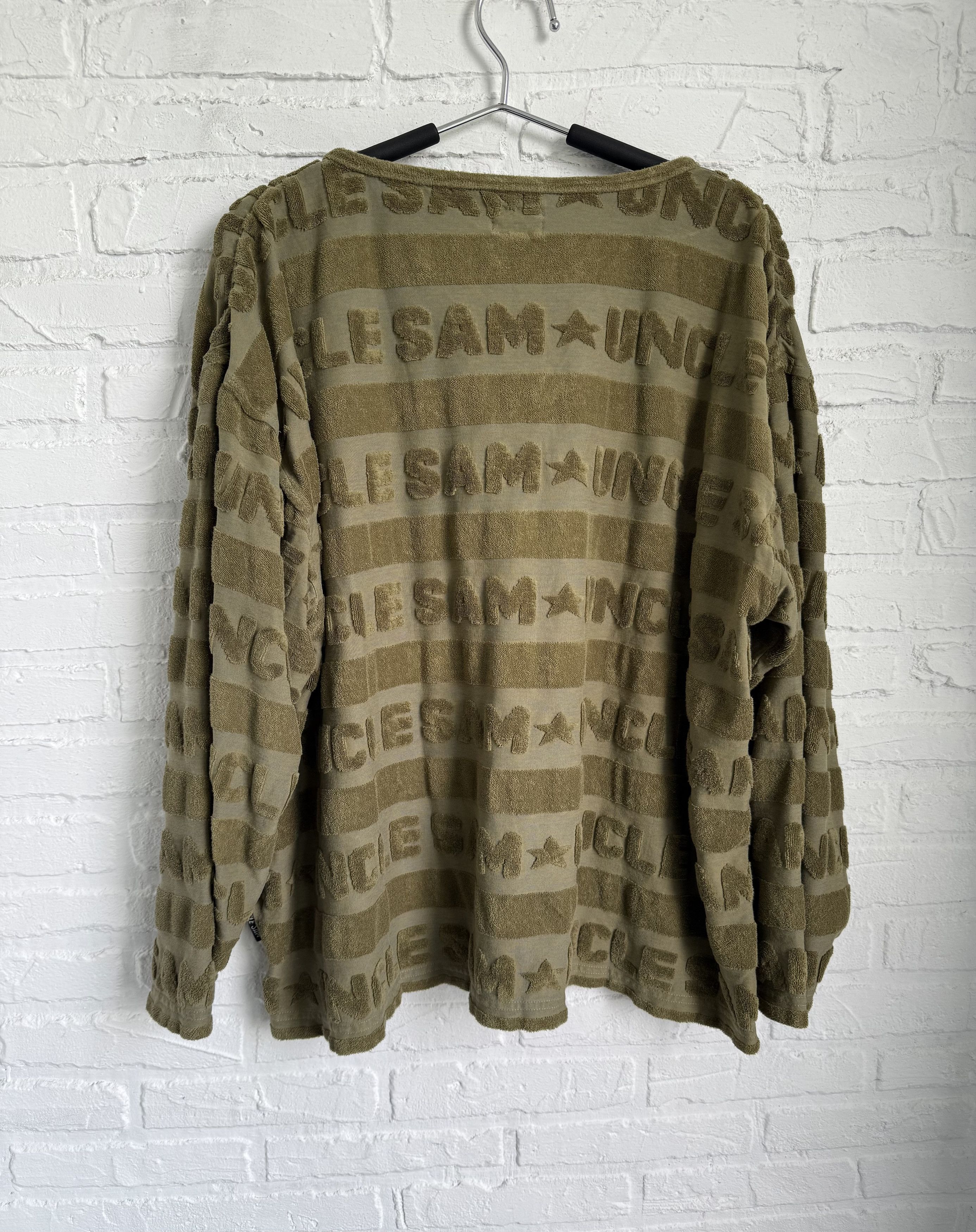 Vintage Vintage y2k Uncle Sam monogram avantgarde long sleeve Size US M / EU 48-50 / 2 - 2 Thumbnail