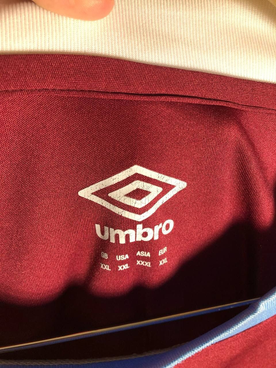 Umbro VINTAGE UMBRO FC WEST HAM UNITED ENGLAND SOCCER JERSEY RETRO Size US XXL / EU 58 / 5 - 5 Thumbnail