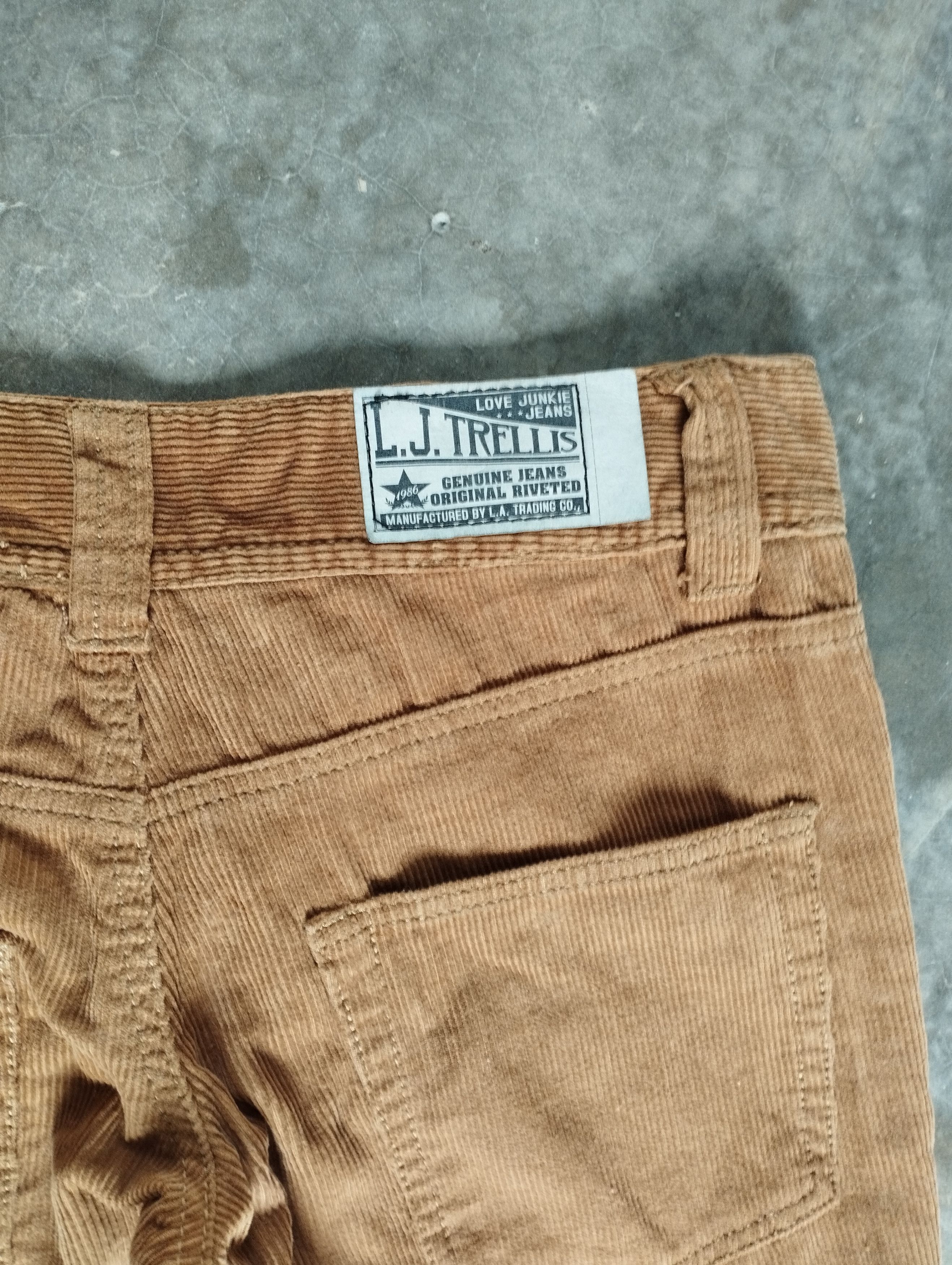 Tornado Mart Flare Jean Japanese Corduroy Love Junkie Bootcut Jeans Size US 29 - 8 Thumbnail