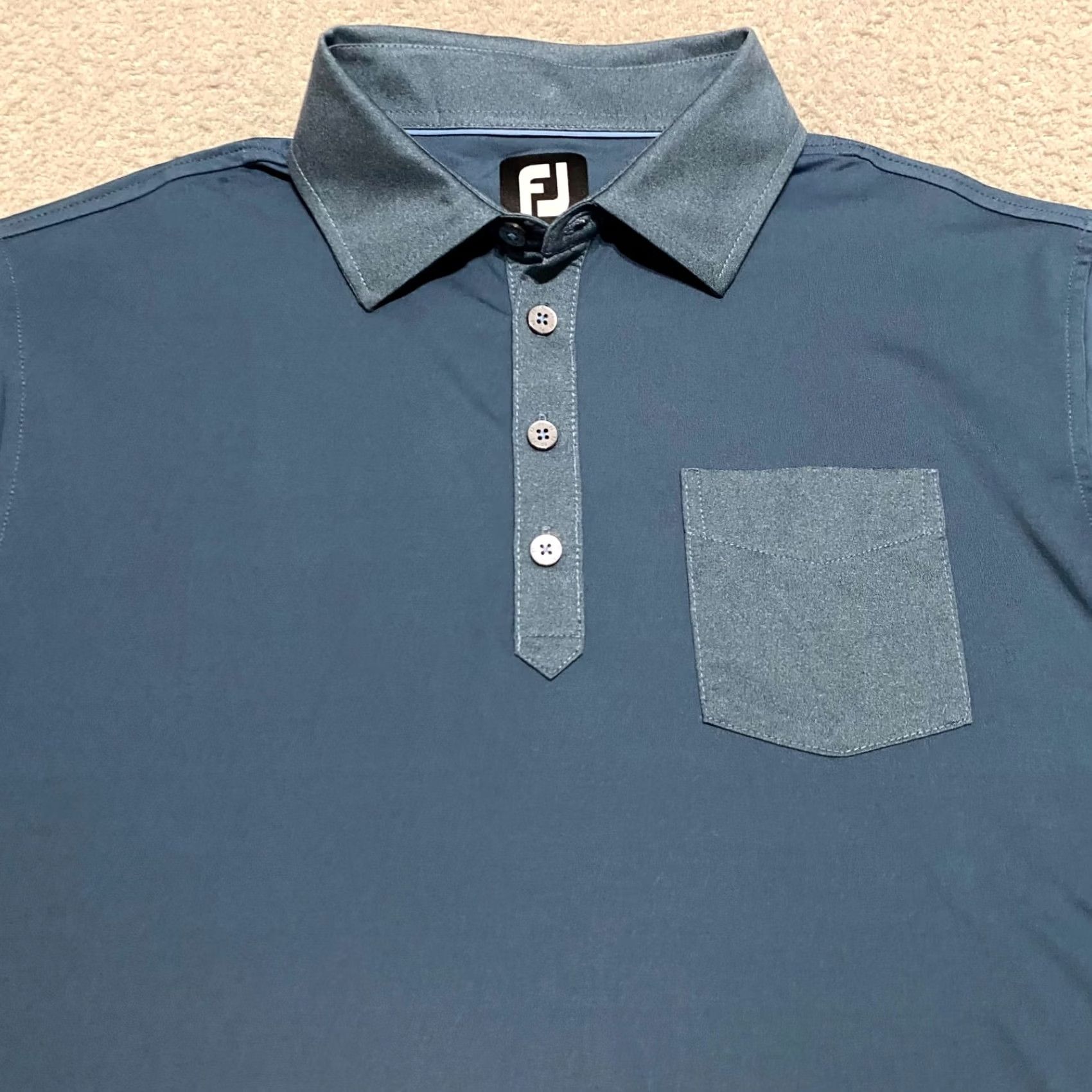 Footjoy FootJoy Polo Shirt Mens Small? Athletic Blue Short Sleeve Golf Shirt Outdoor Shirt Size US M / EU 48-50 / 2 - 6 Thumbnail