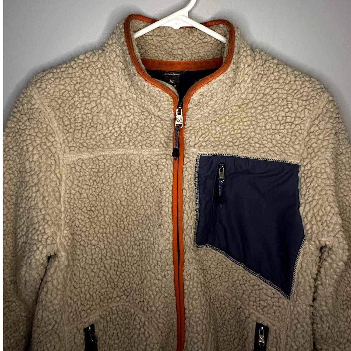 Eddie Bauer Eddie Bauer Fleece Rangefinder Faux Shearling Jacket Medium Size M / US 6-8 / IT 42-44 - 4 Thumbnail
