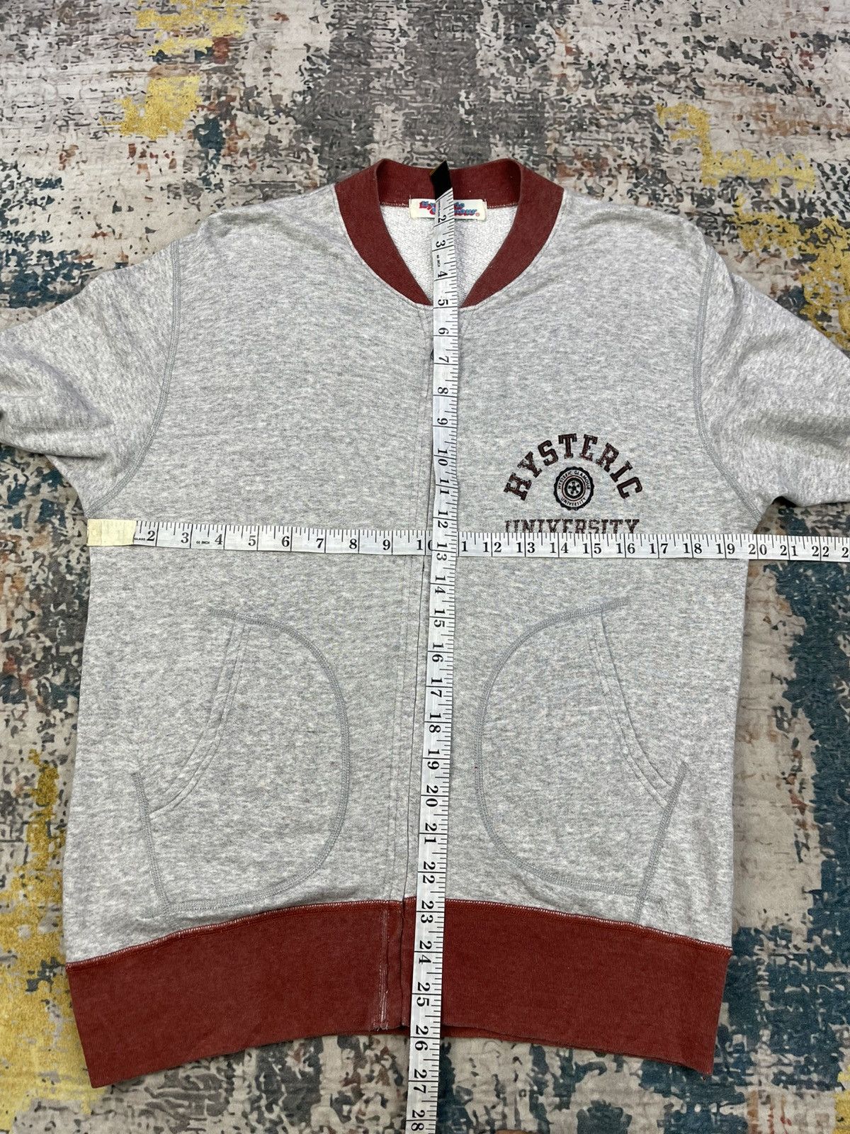 Hysteric Glamour Vtg 90s Hysteric Glamour University Zipper Sweatshirt Size US S / EU 44-46 / 1 - 9 Thumbnail
