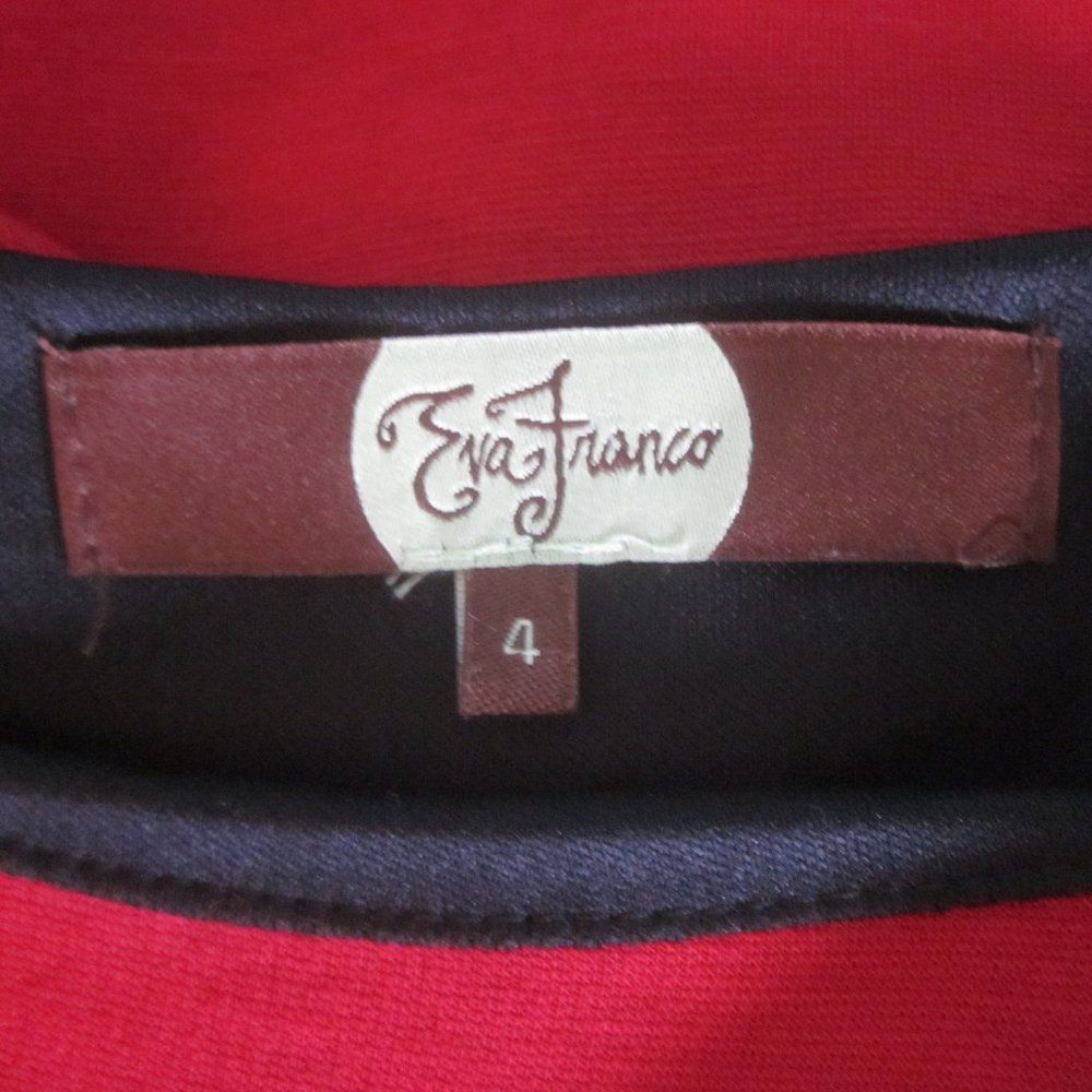 Eva Franco Eva Franco Red Dress Size 4 Size S / US 4 / IT 40 - 3 Thumbnail