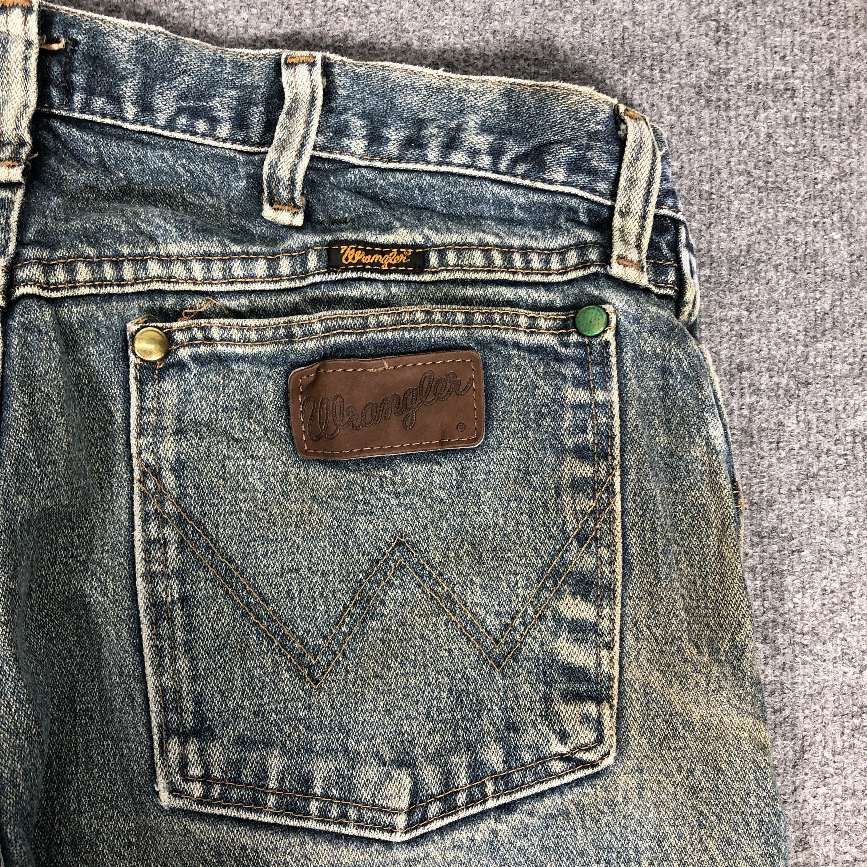Vintage × Wrangler Vintage Wrangler Regular Fit Jeans Dirty L1067 Size US 34 / EU 50 - 6 Thumbnail