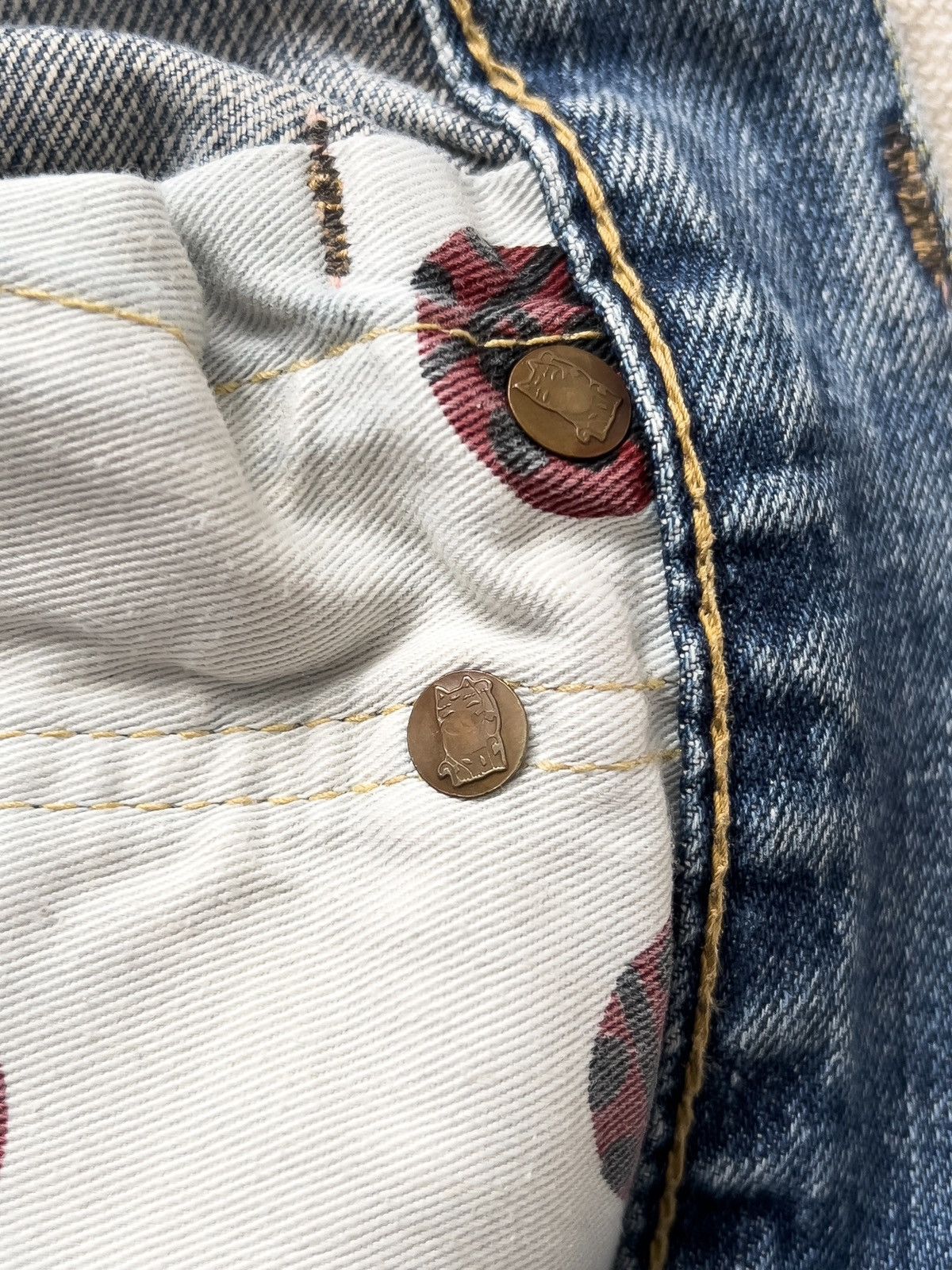 BRU NA BOINNE Bru Na Boinne Distressed Japanese Denim 30” Size US 30 / EU 46 - 12 Thumbnail