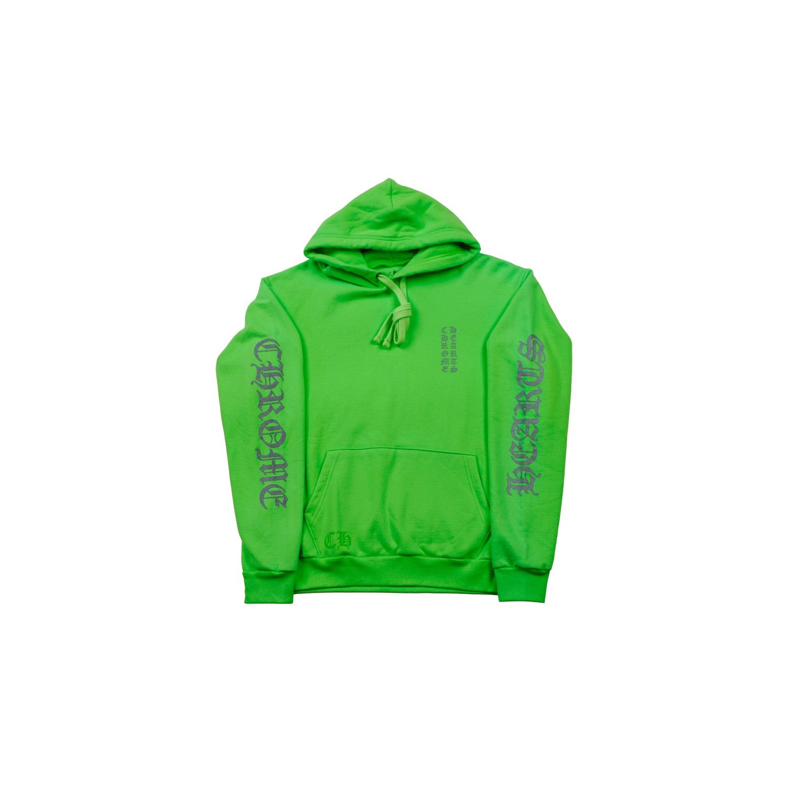 Chrome Hearts Miami Exclusive Script Logo Neon Green Hoodie Size US M / EU 48-50 / 2 - 1 Thumbnail