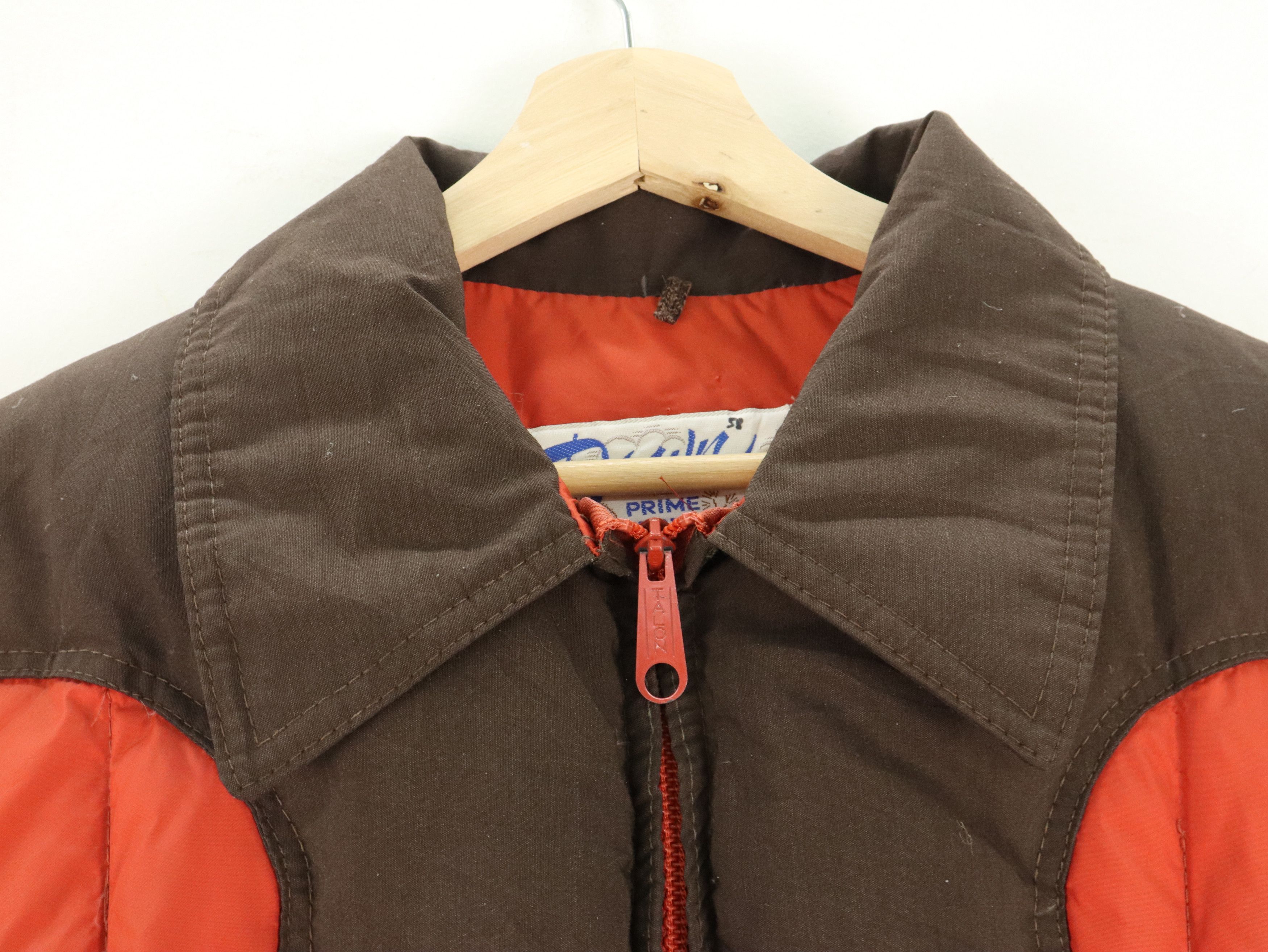Schott Vtg. Schott N.Y.C. Down Padded Talon Western Two Tone Jacket Size US L / EU 52-54 / 3 - 6 Thumbnail