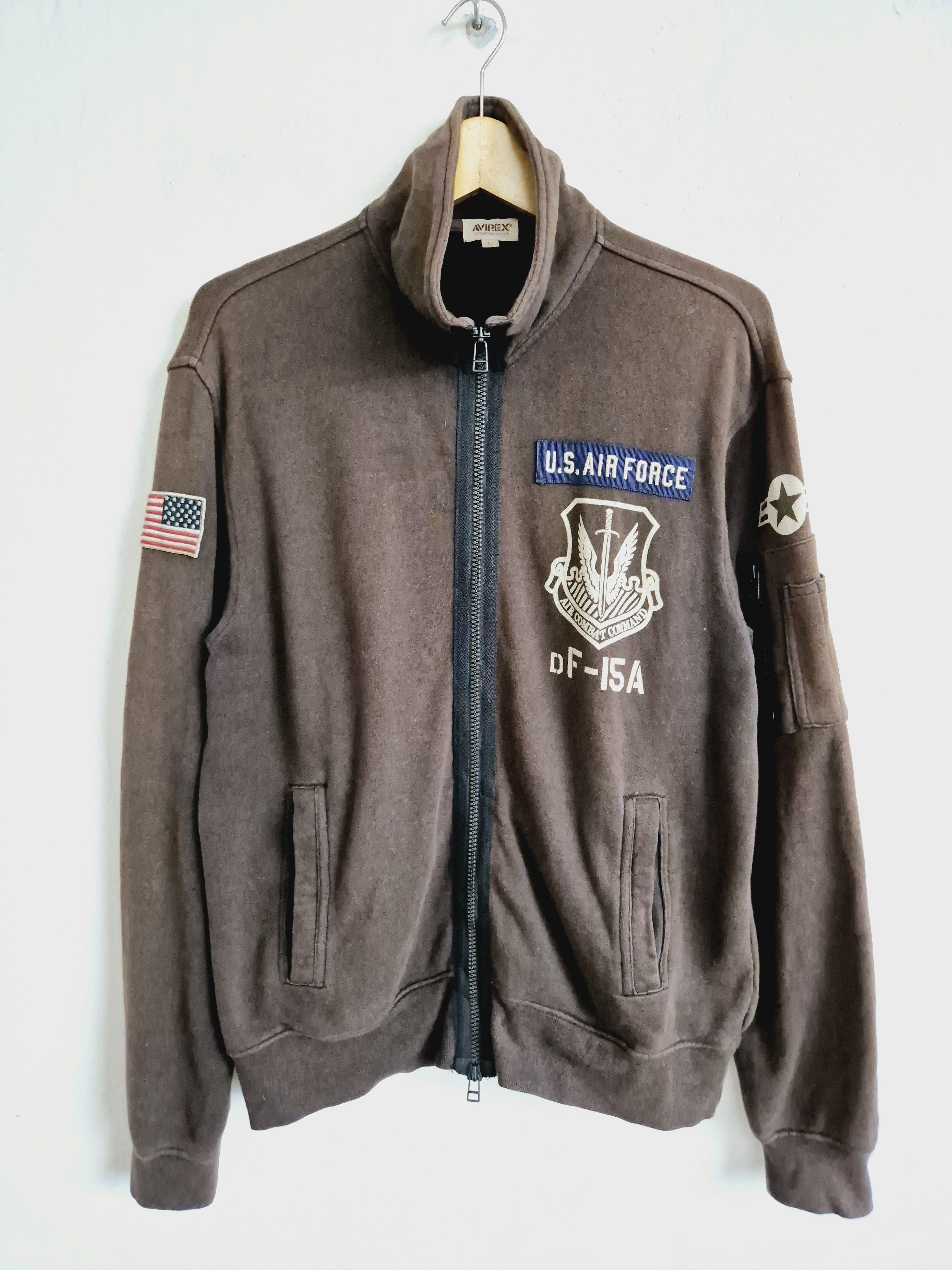 Avirex Avirex Hoodie Zipper Sweatshirt Size US L / EU 52-54 / 3 - 1 Thumbnail
