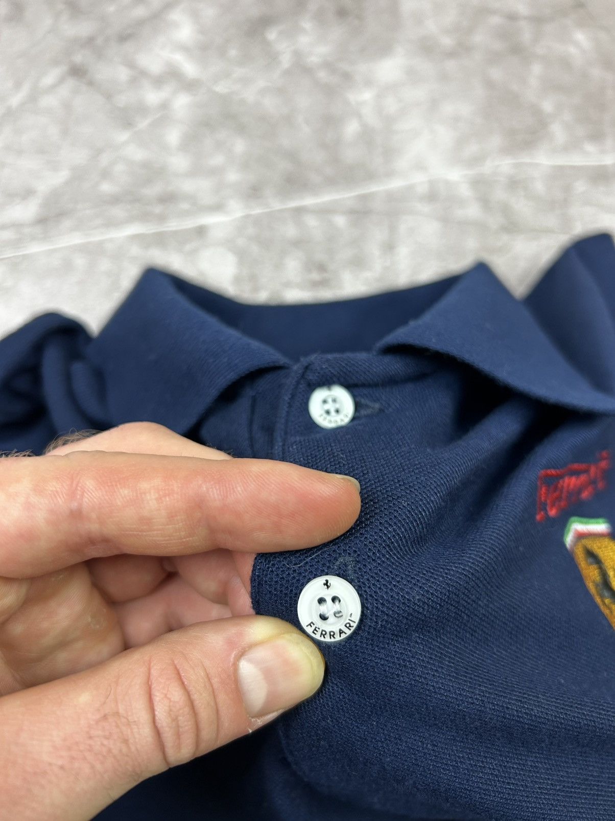 Ferrari × Formula 1 × Vintage Vintage Ferrari Polo Shirt 1998 Racing F1 Vodafone Y2K Size US XL / EU 56 / 4 - 7 Thumbnail