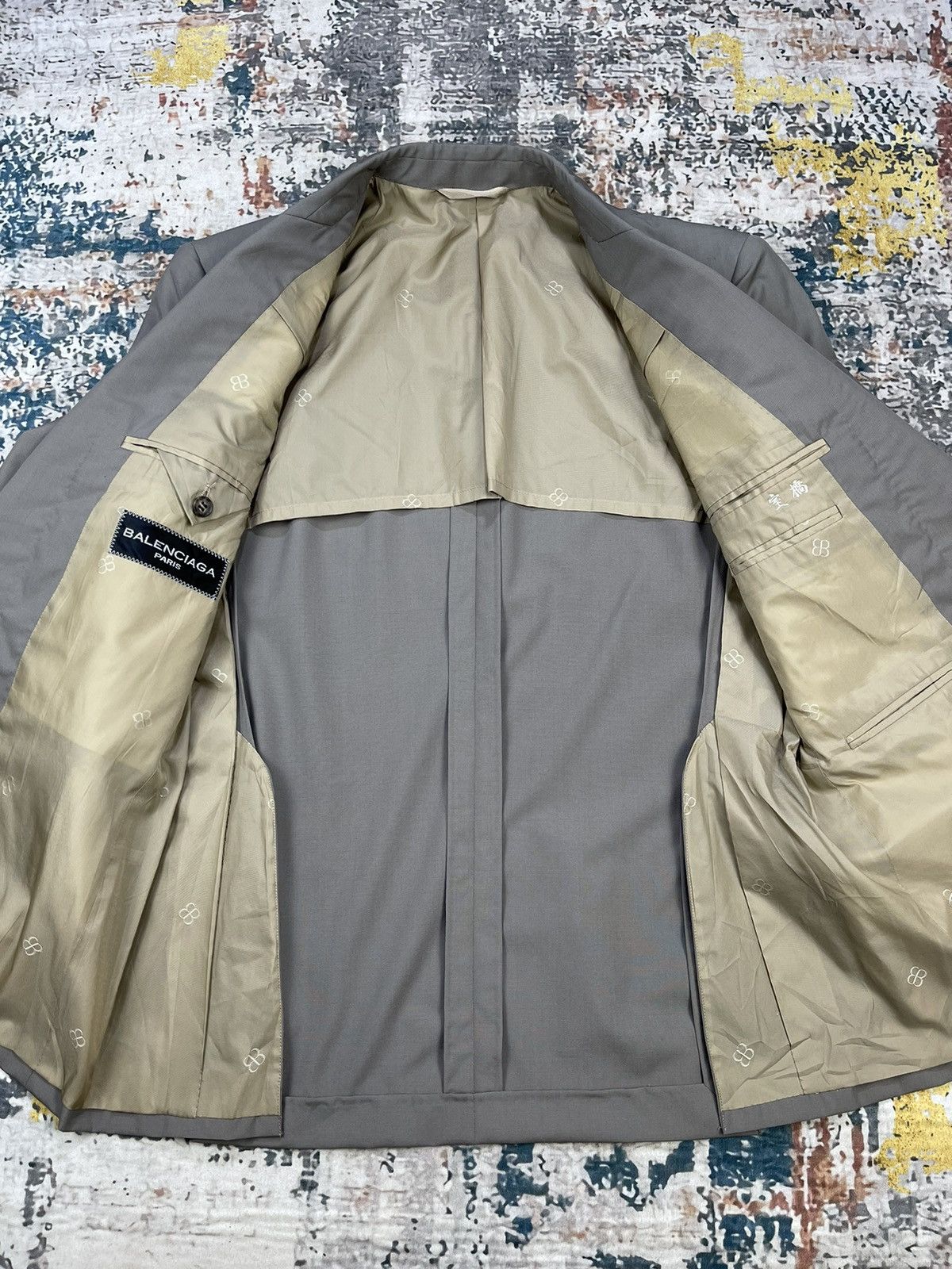 Balenciaga Balenciaga Single Breasted Double Slit Notch Lapel Blazer Size US S / EU 44-46 / 1 - 8 Thumbnail