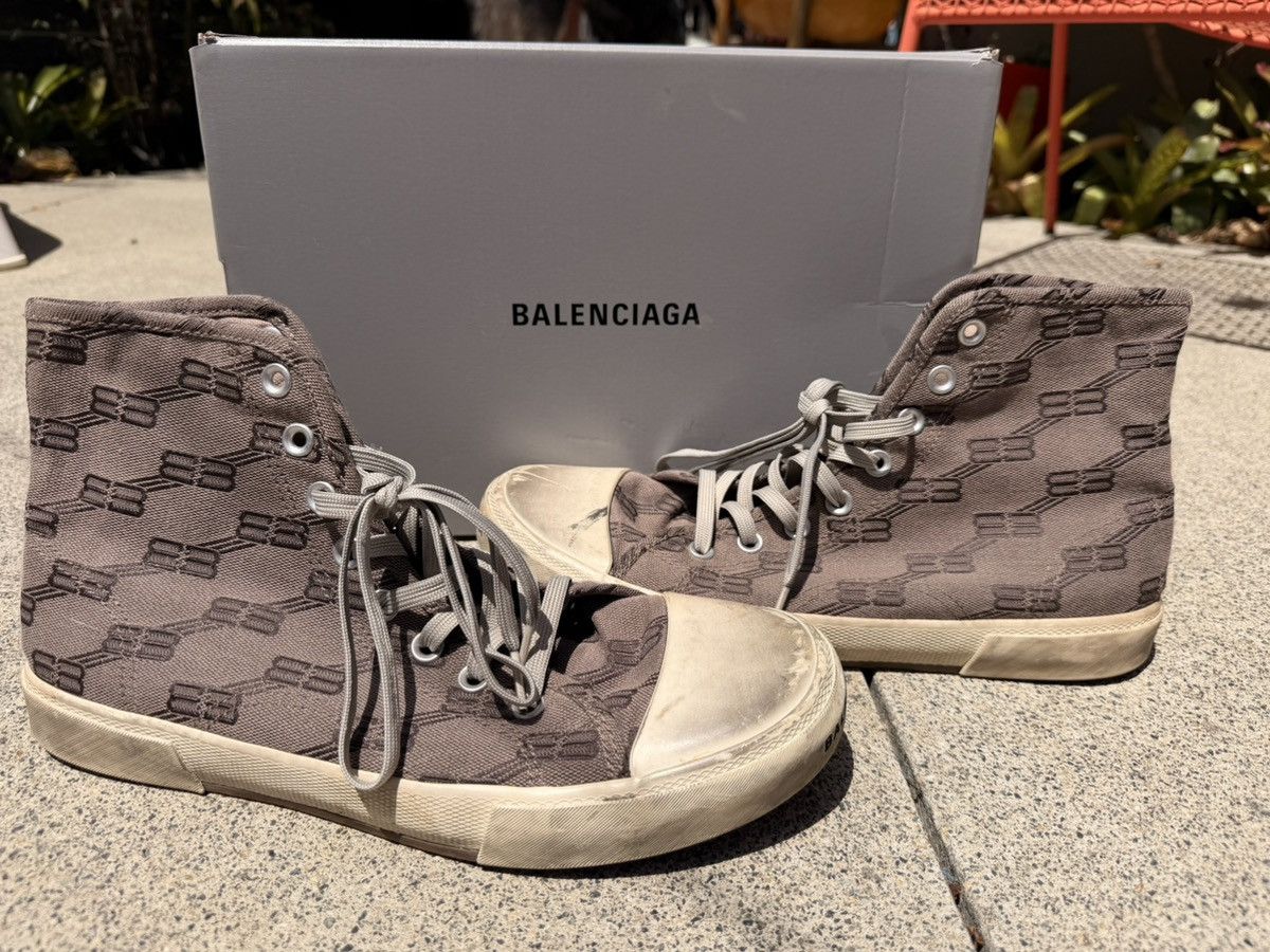 Balenciaga Balenciaga paris high top sneaker | Grailed