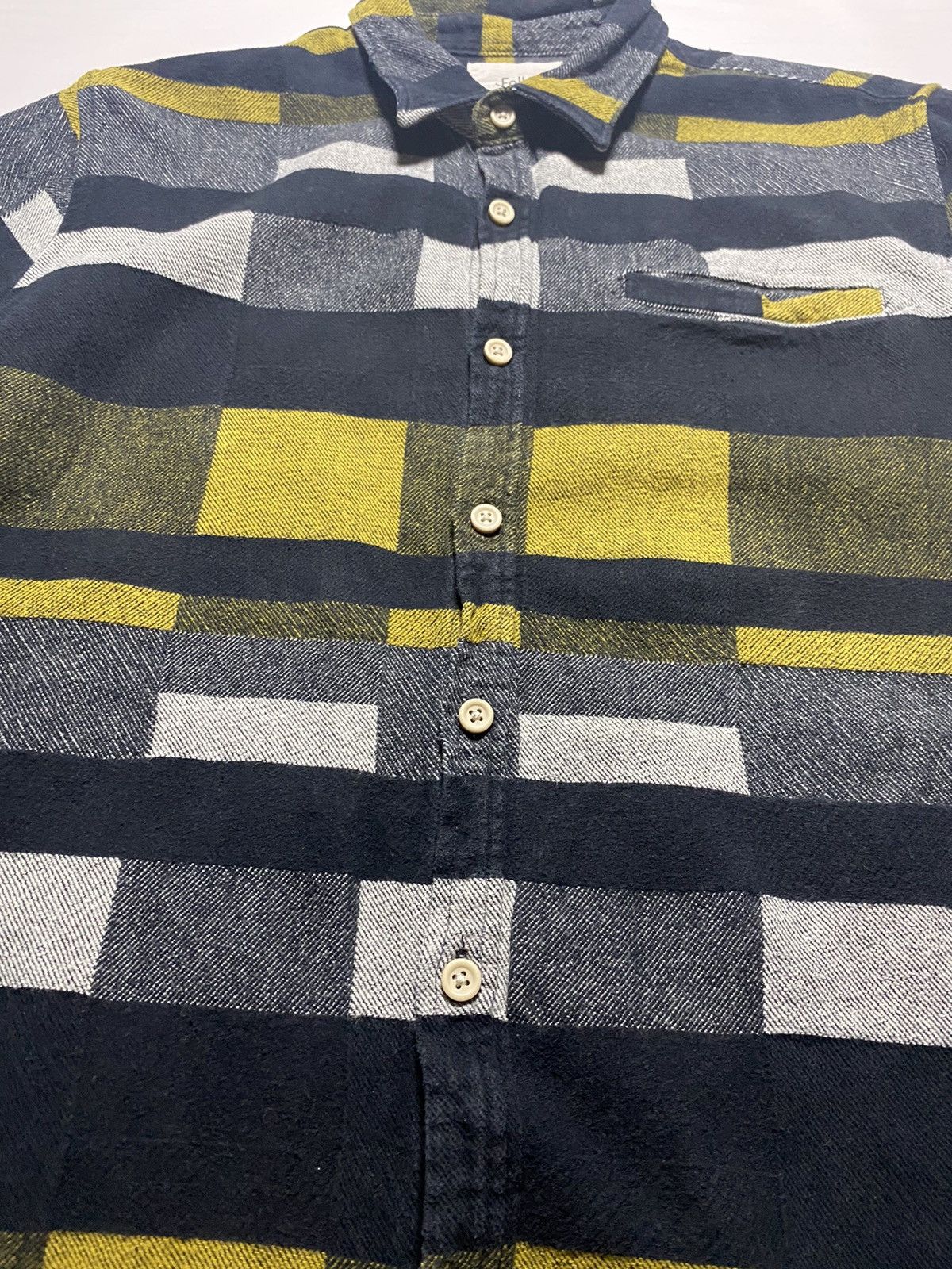 Designer × Folk Vintage Folk flannel multicolour faded y2k button up shirt Size US L / EU 52-54 / 3 - 12 Thumbnail